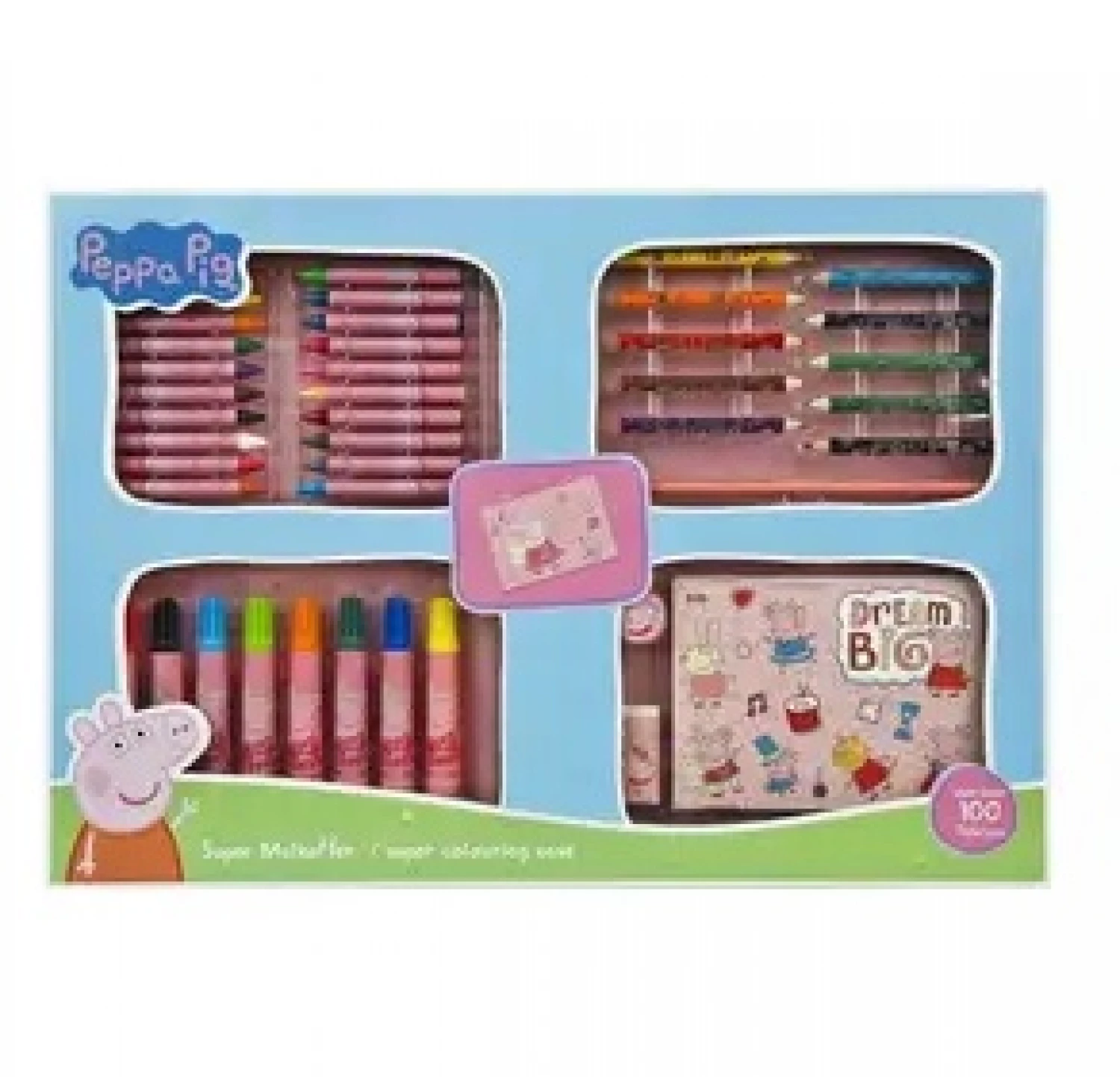 Pepa Prase Super Art Set 100pcs PIPA4104