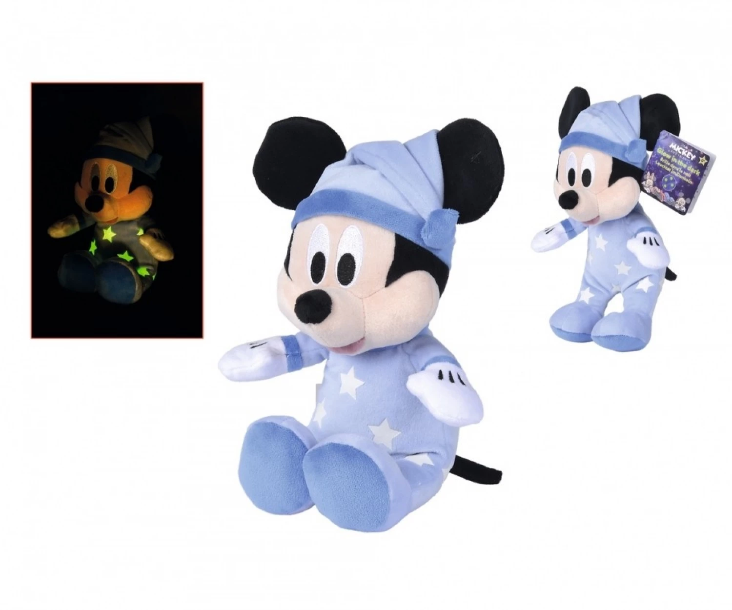 Disney Mickey Mouse Laku noc plis figura 25cm sija u mraku 6315870349