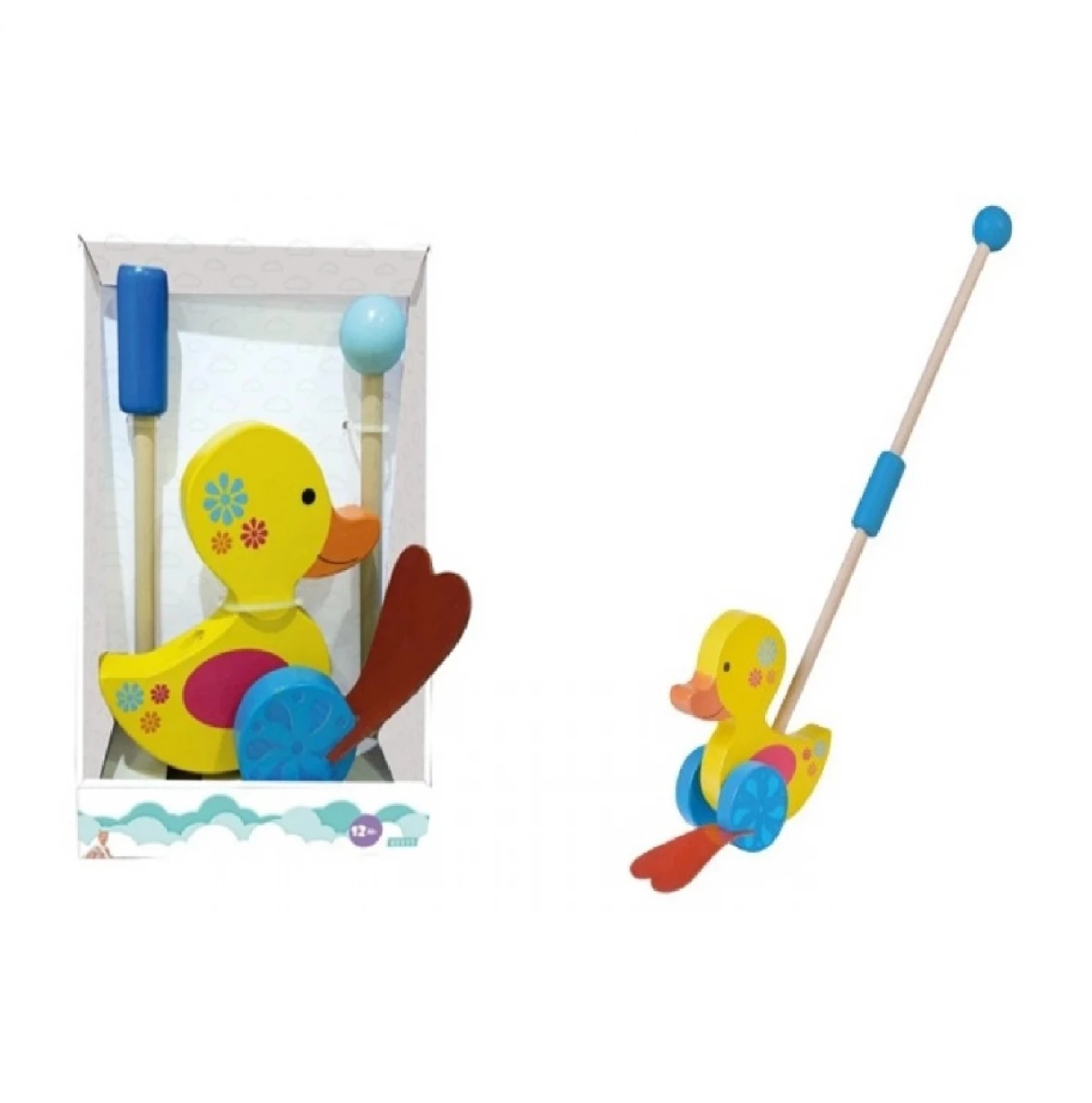 Happy People guralica na stapu patka Flip Flap 45111