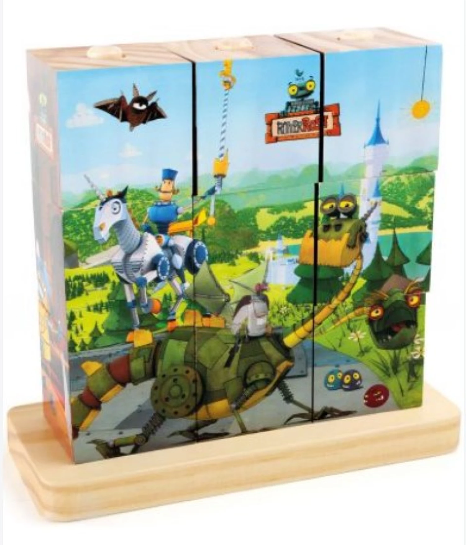 DRVENE KOCKE 10 KOM RITTER ROST