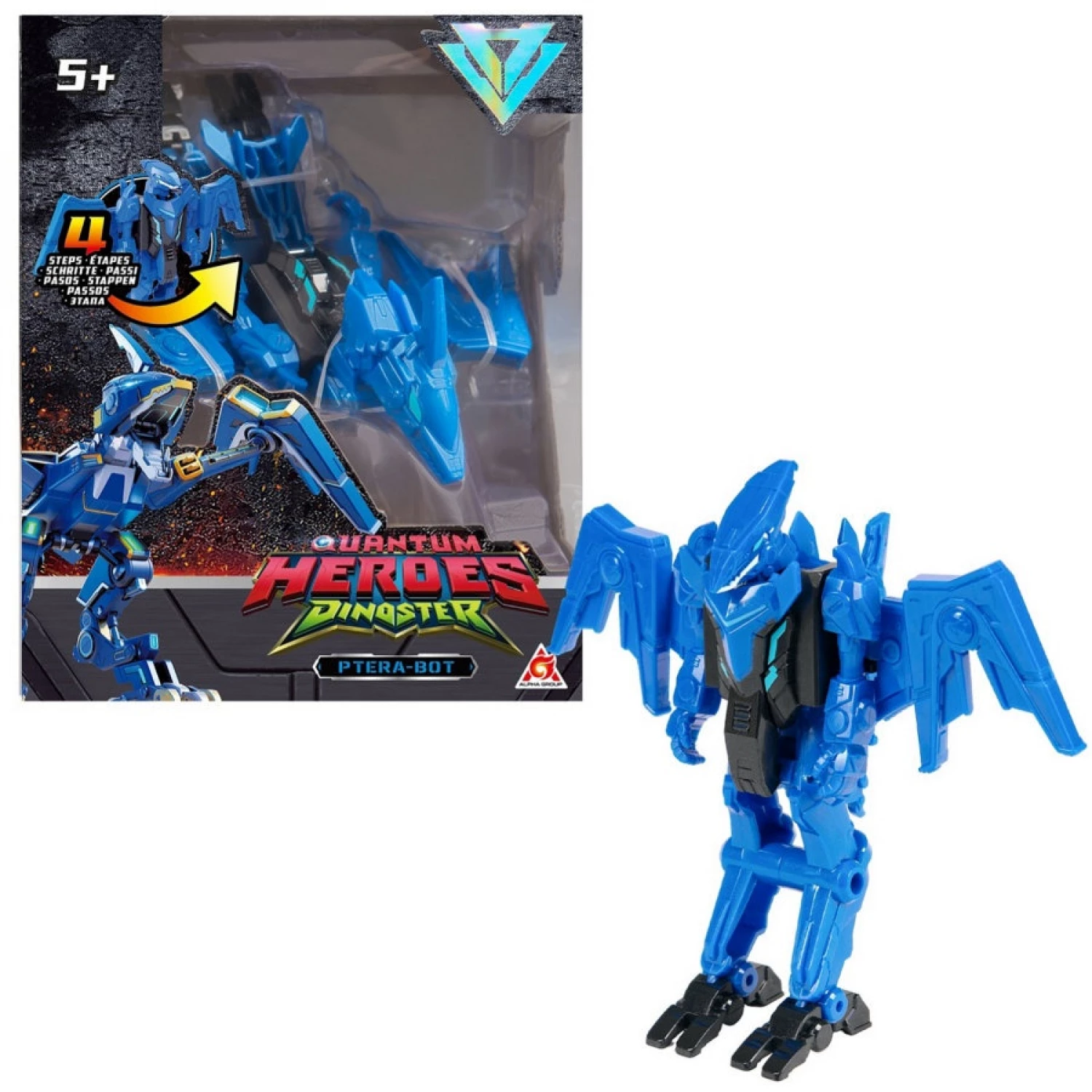 DINOSTER TRANSFORMABLE DINO PTERA-BOT