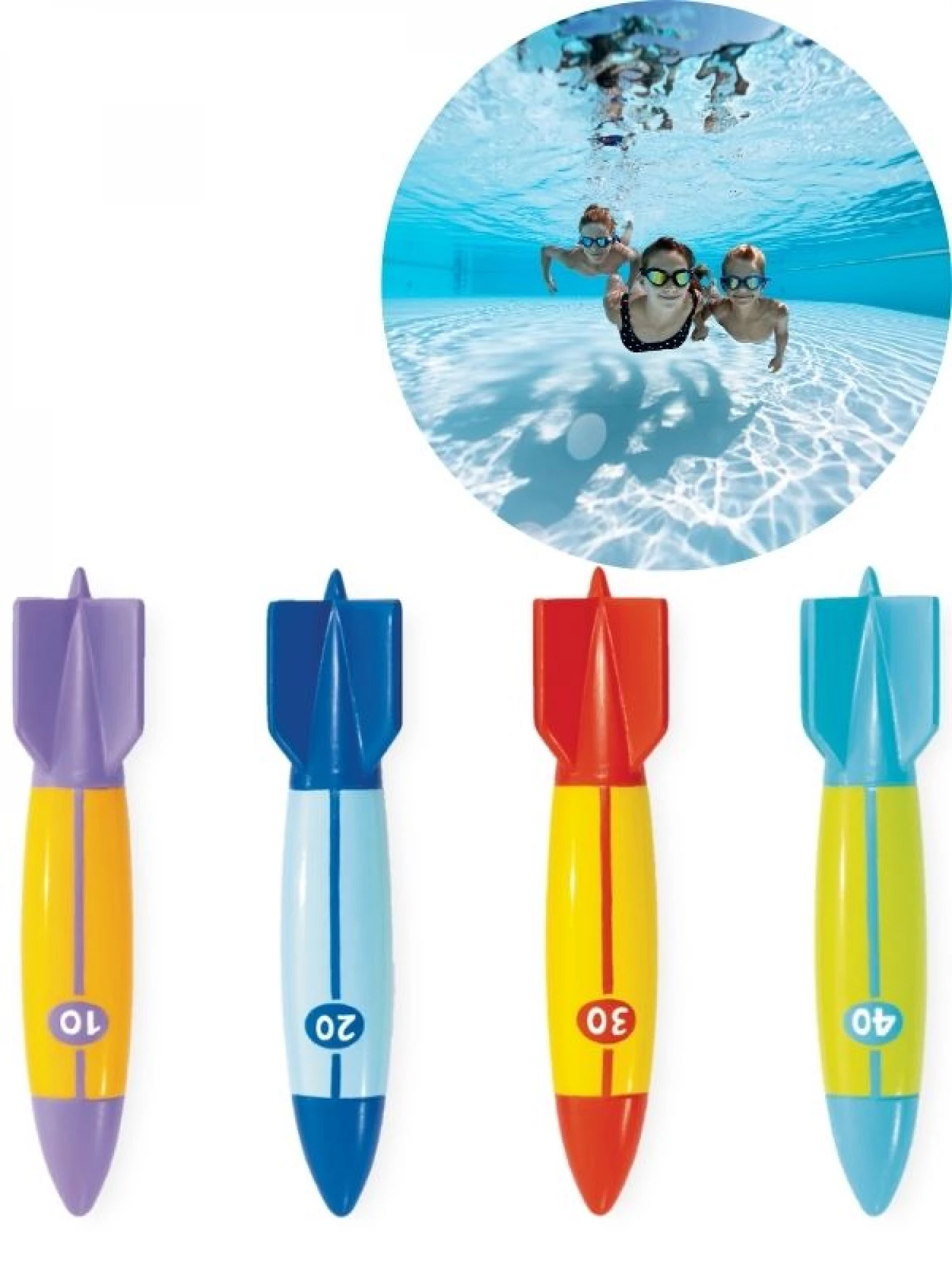 INTEX TORPEDO VODENI REKVIZITI 4PCS