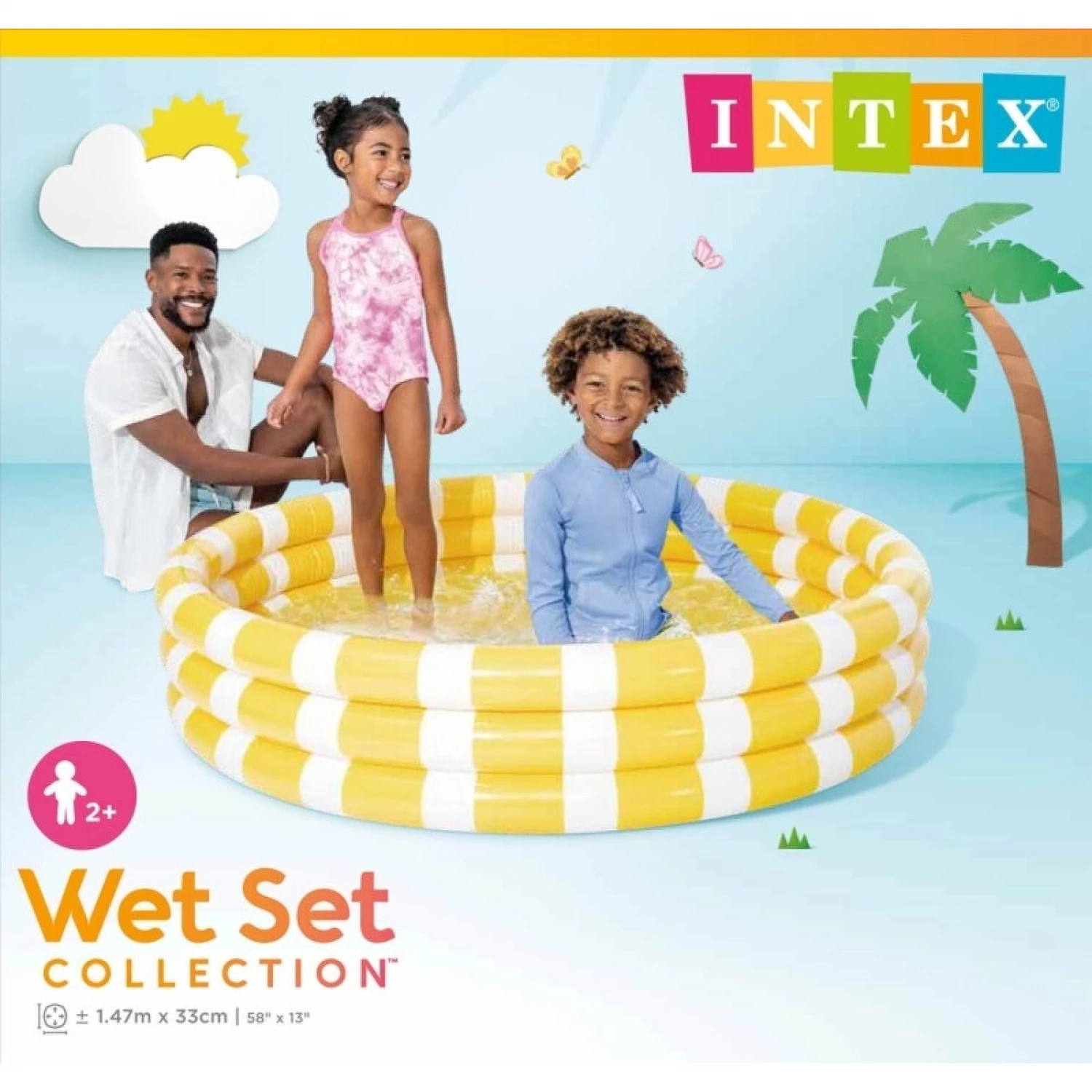 INTEX BAZEN CHERRY BREEZE SA 3 PRSTENA 147X33CM