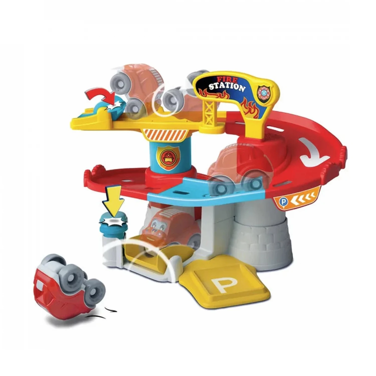 CLEMENTONI BABY TUMBLING CAR NEW GARAGE