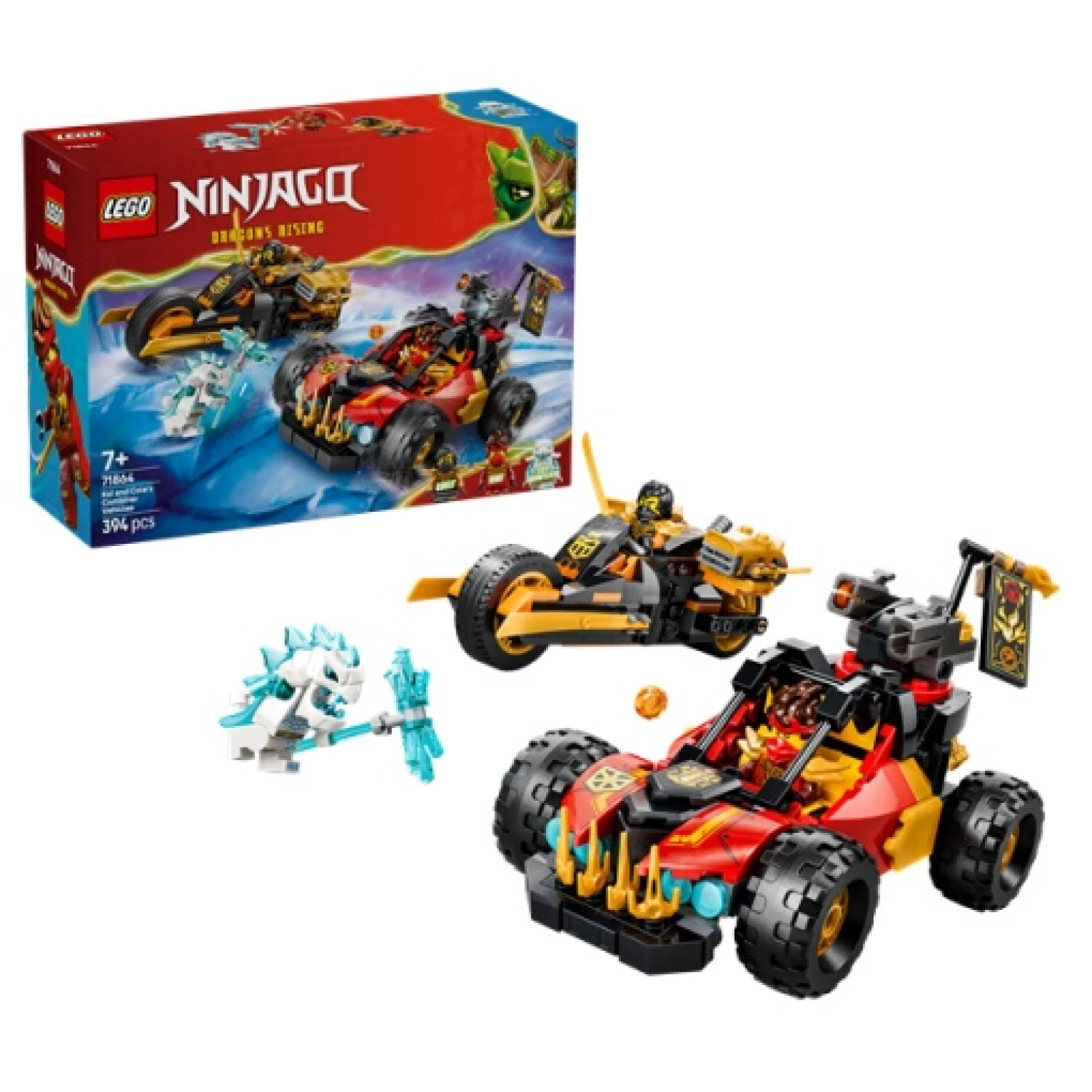 LEGO NINJAGO KAI AND COLES COMBINER VEHI