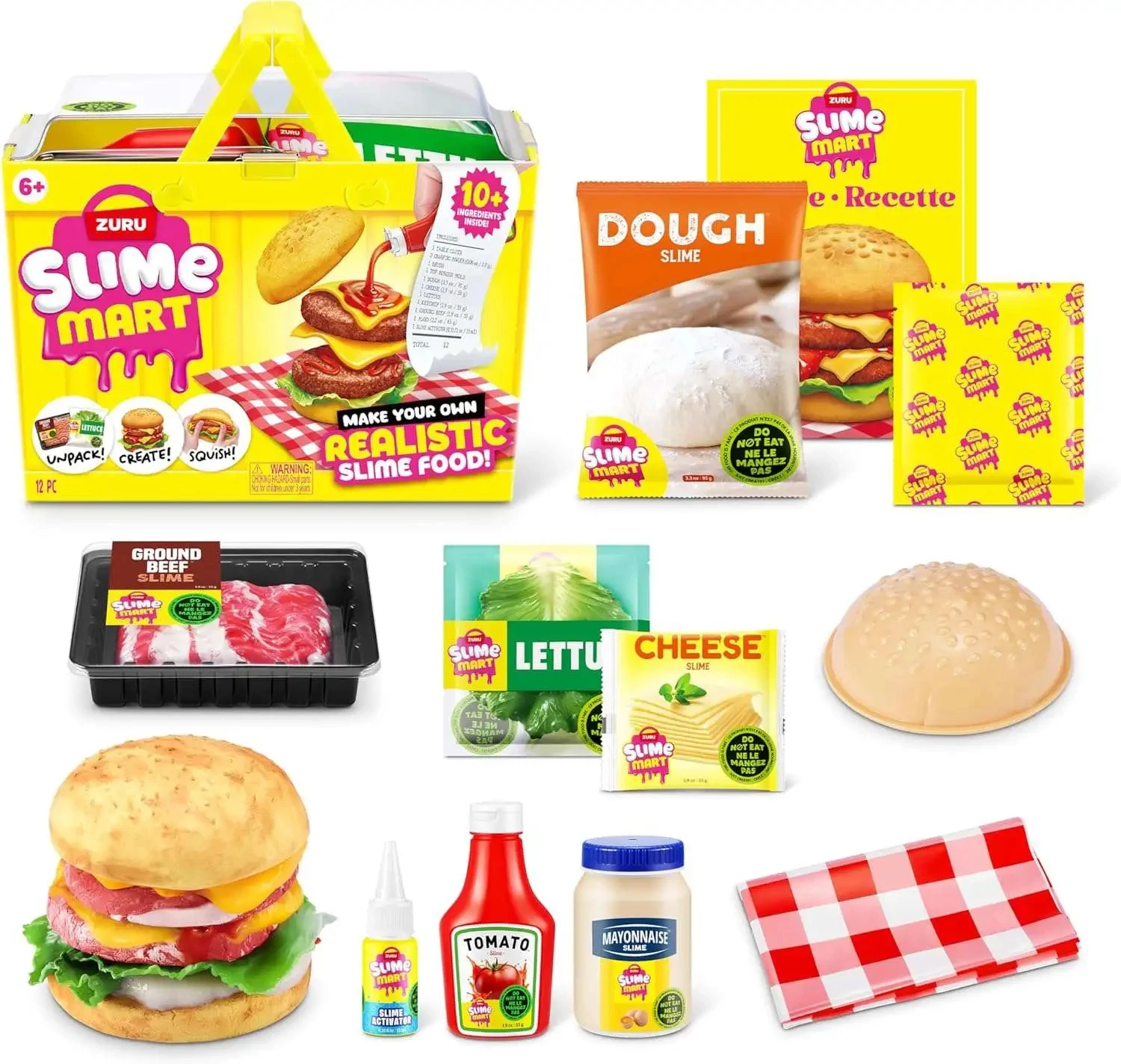 SLIME MART BASKET BURGER SET