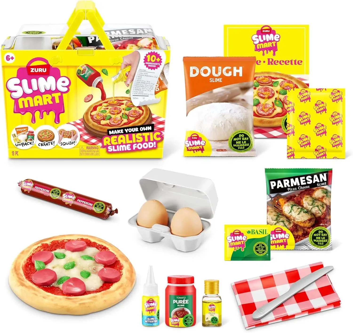 SLIME MART BASKET PIZZA SET