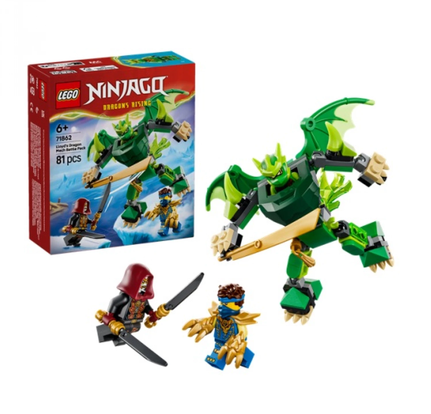 LEGO NINJAGO LLOYDS DRAGON MECH BATTLE P