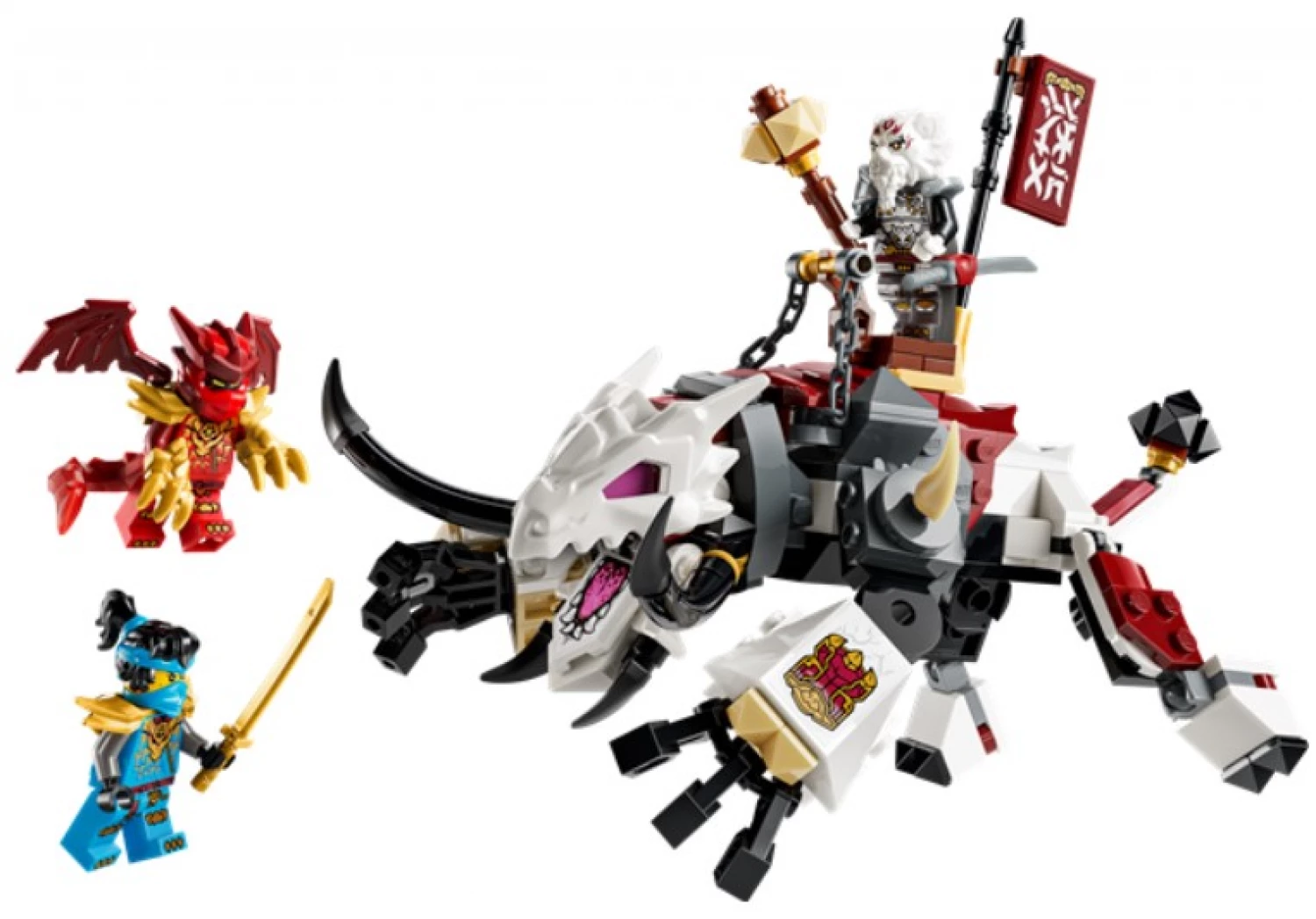 LEGO NINJAGO ZILVAR AND GRIMTAK THE DRAGO