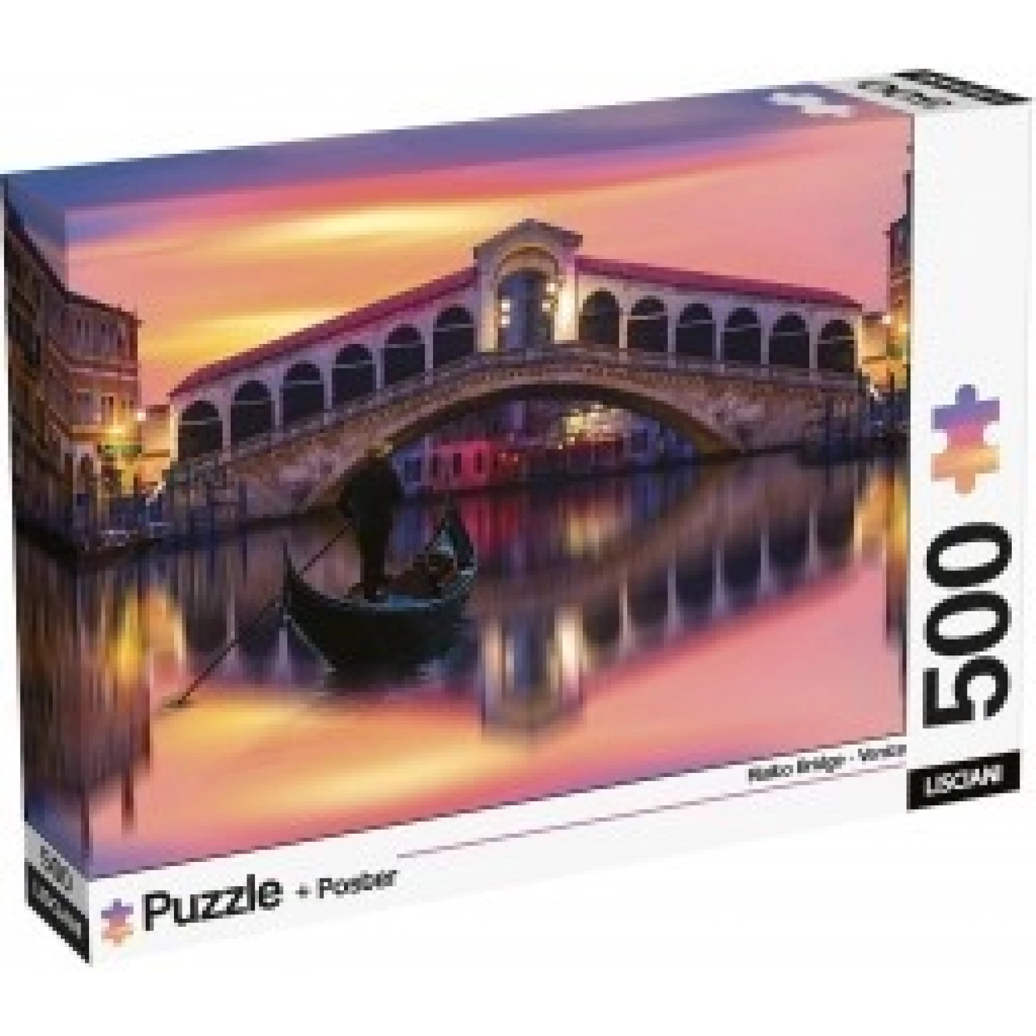 SLAGALICA 500PCS + POSTER MOST RIALTO U VENECIJI LISCIANI