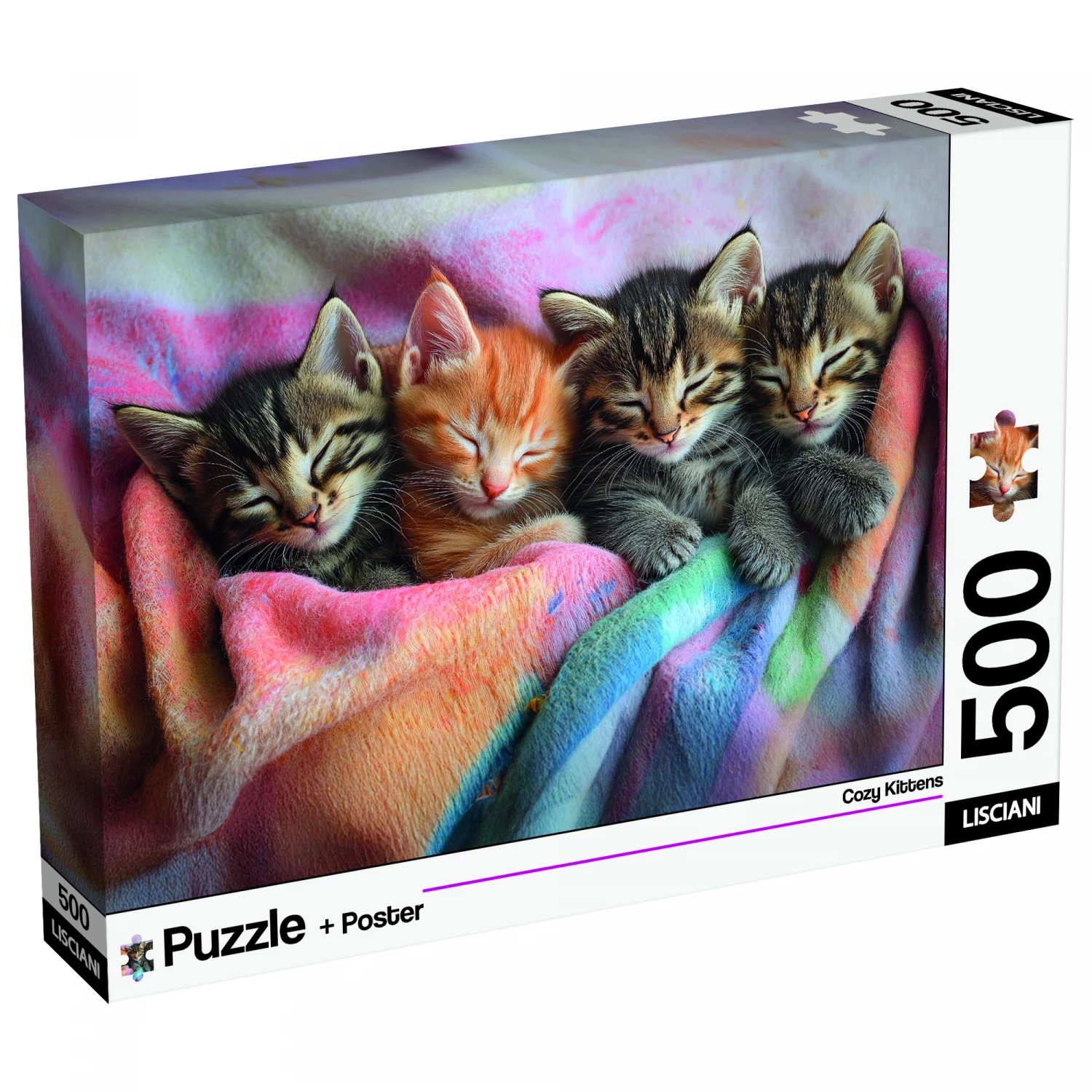 SLAGALICA 500PCS + POSTER MAČKE LISCIANI