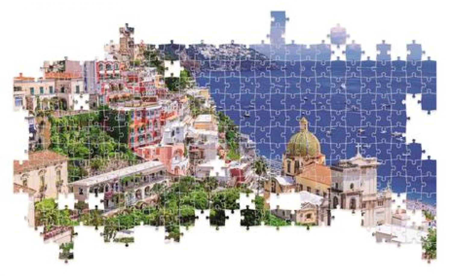 SLAGALICA 500PCS + POSTER AMALFIJSKA OBALA ITALIJA LISCIANI