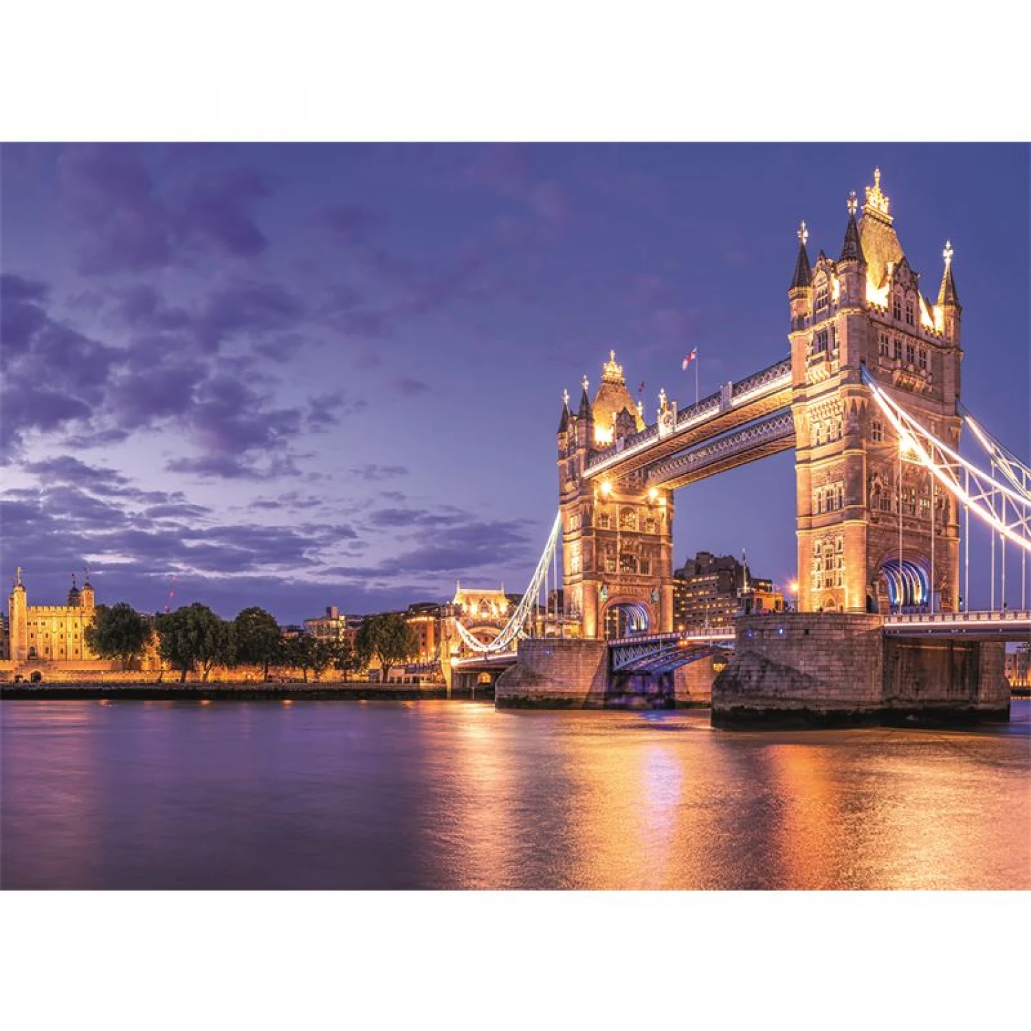 SLAGALICA 1000PCS + POSTER LONDON LISCIANI