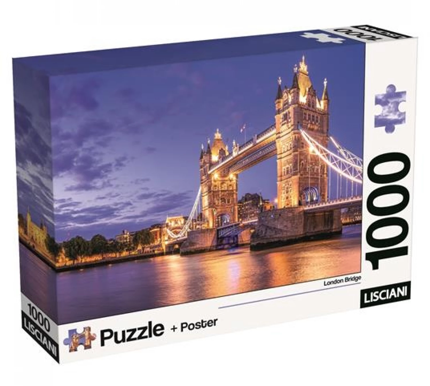SLAGALICA 1000PCS + POSTER LONDON LISCIANI