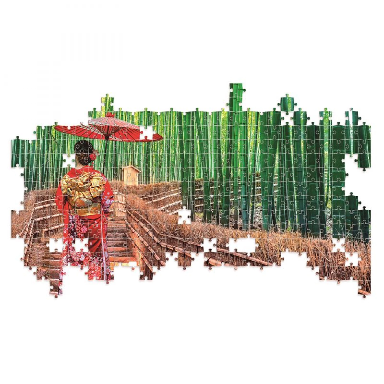 SLAGALICA 1000PCS + POSTER JAPAN ŠUMA BAMBUSA LISCIANI