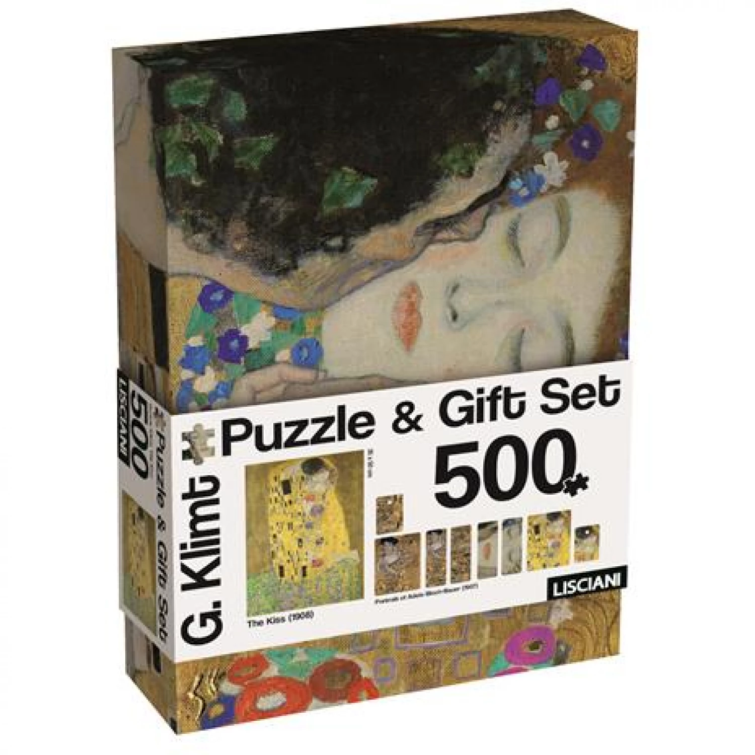 SLAGALICA 500PCS G.KLIMT POLJUBAC + GIFT SET LISCIANI