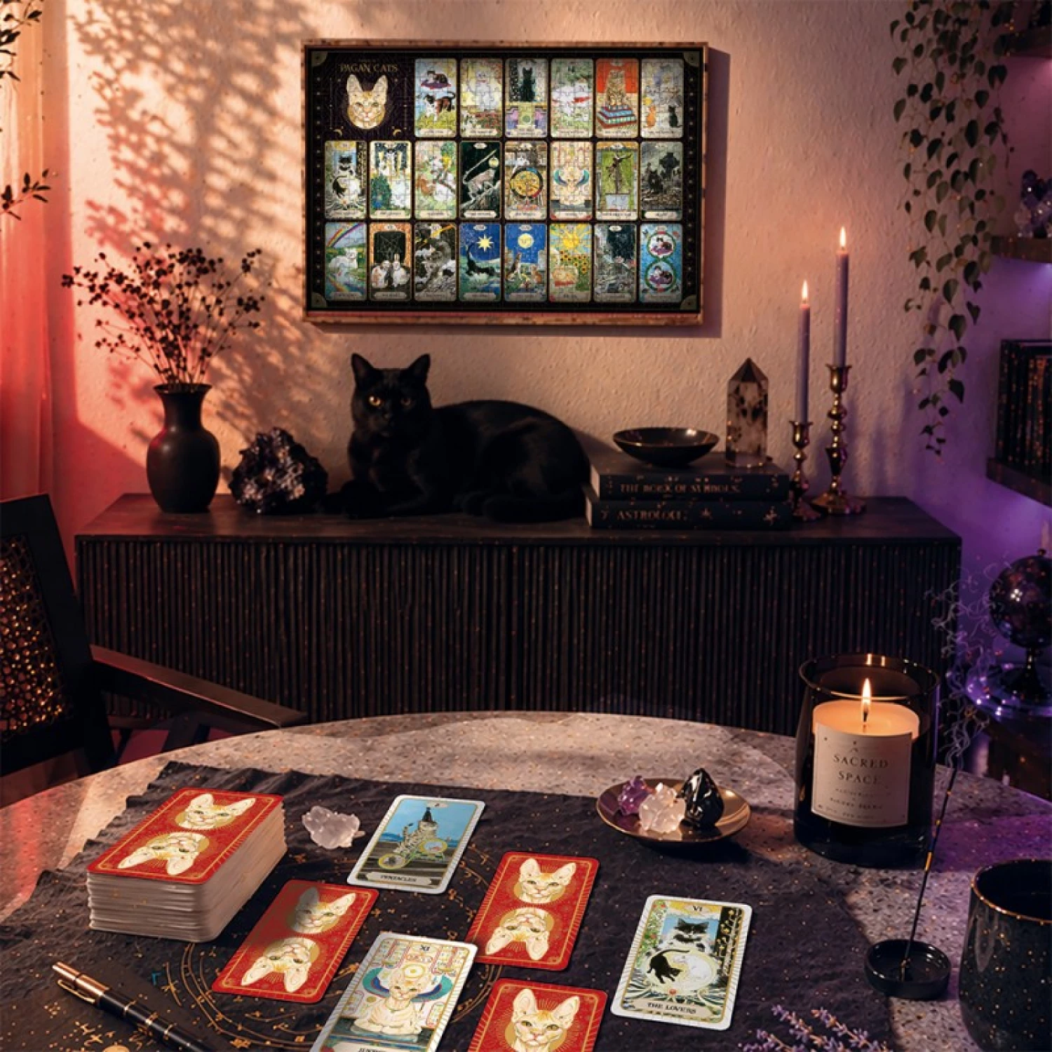 SLAGALICA 500PCS + TAROT SET CATS LISCIANI