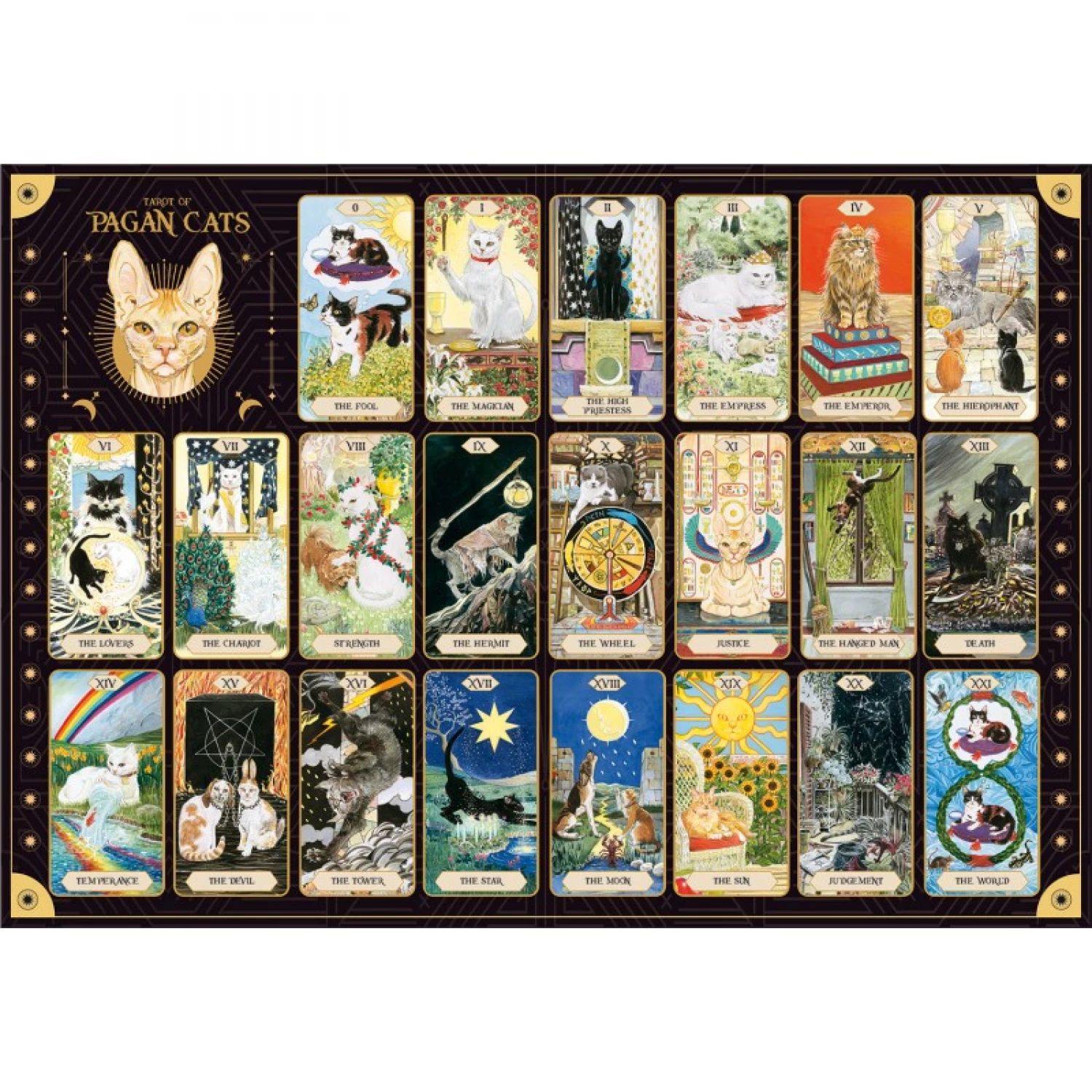 SLAGALICA 500PCS + TAROT SET CATS LISCIANI