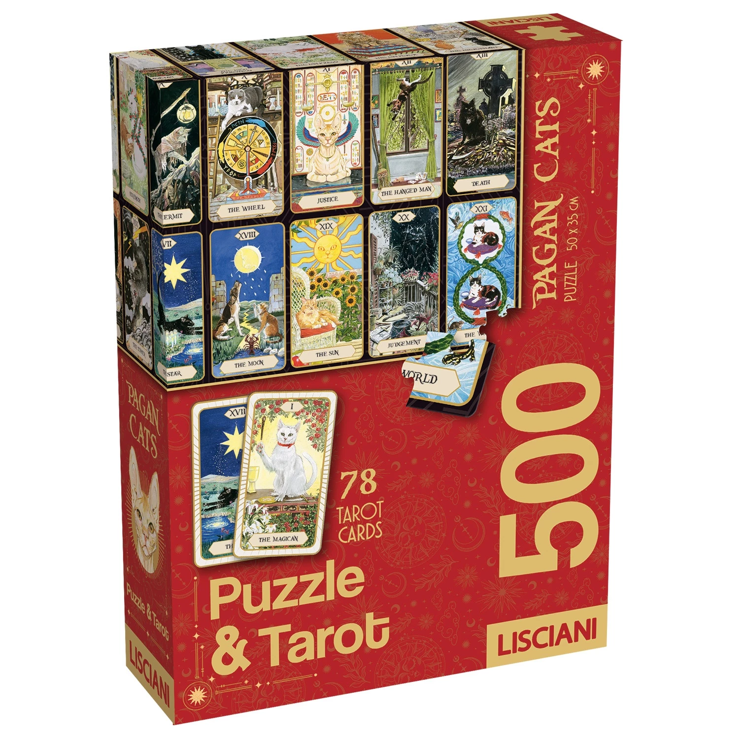 SLAGALICA 500PCS + TAROT SET CATS LISCIANI