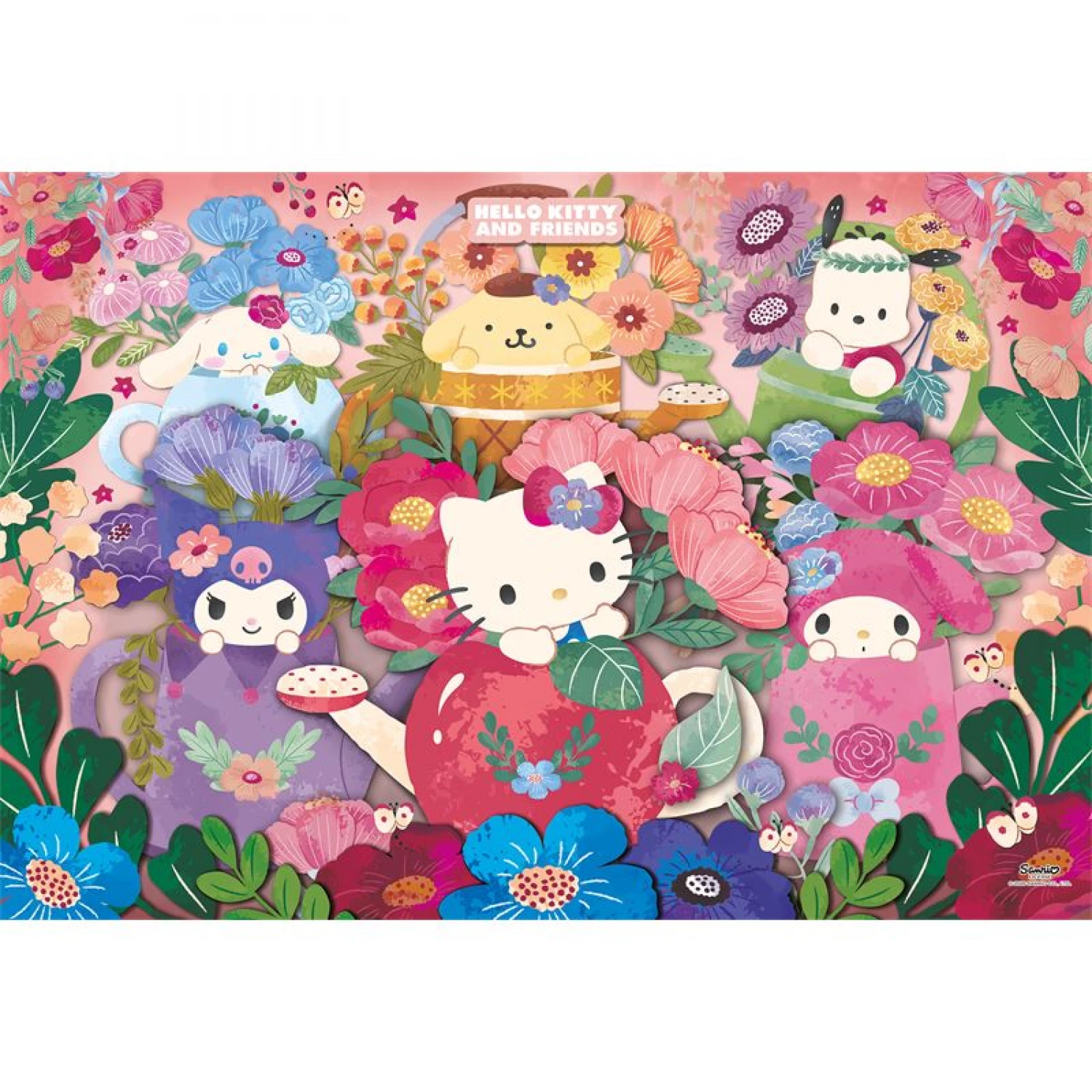 SLAGALICA 500PCS + POSTER HELLO KITTY LISCIANI