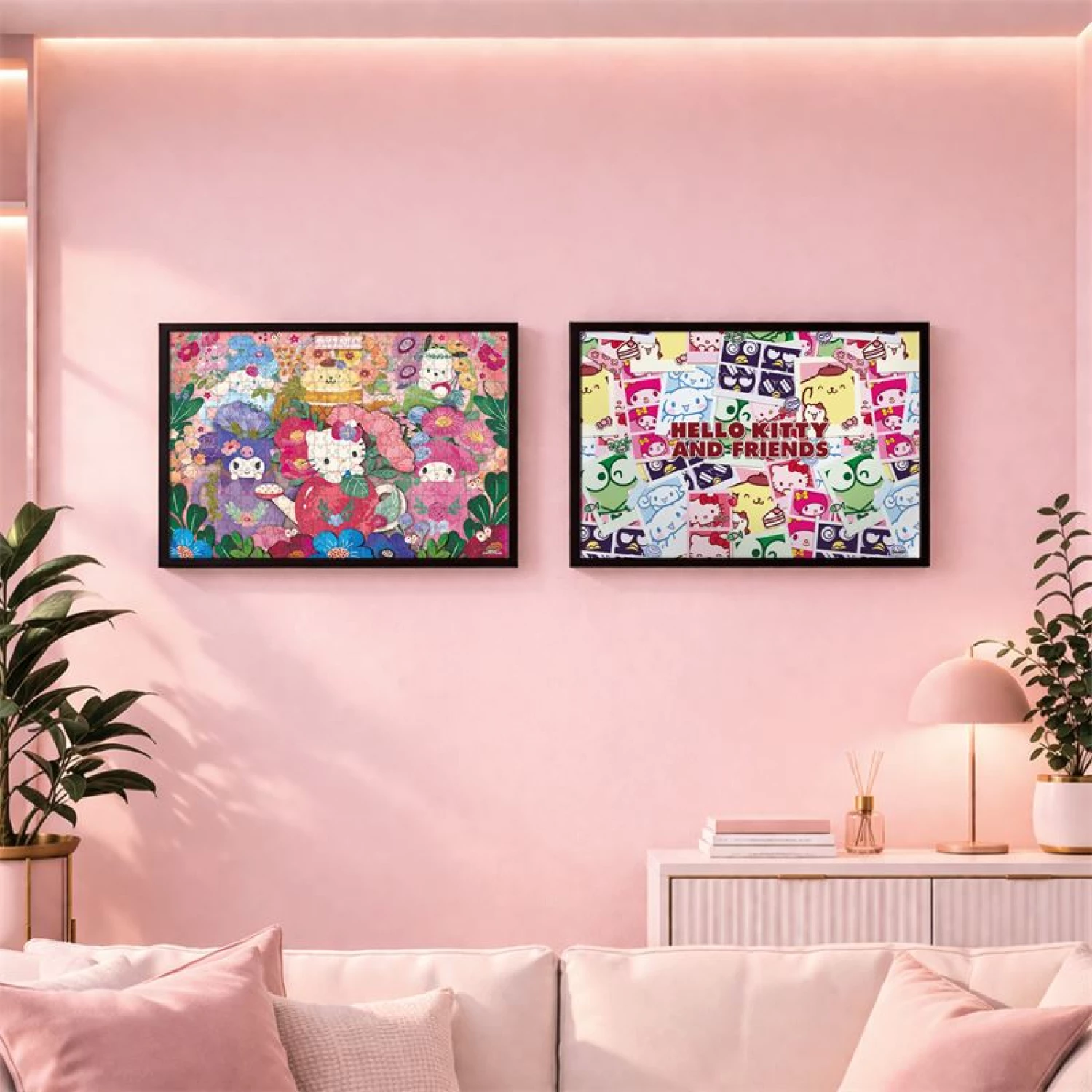 SLAGALICA 500PCS + POSTER HELLO KITTY LISCIANI