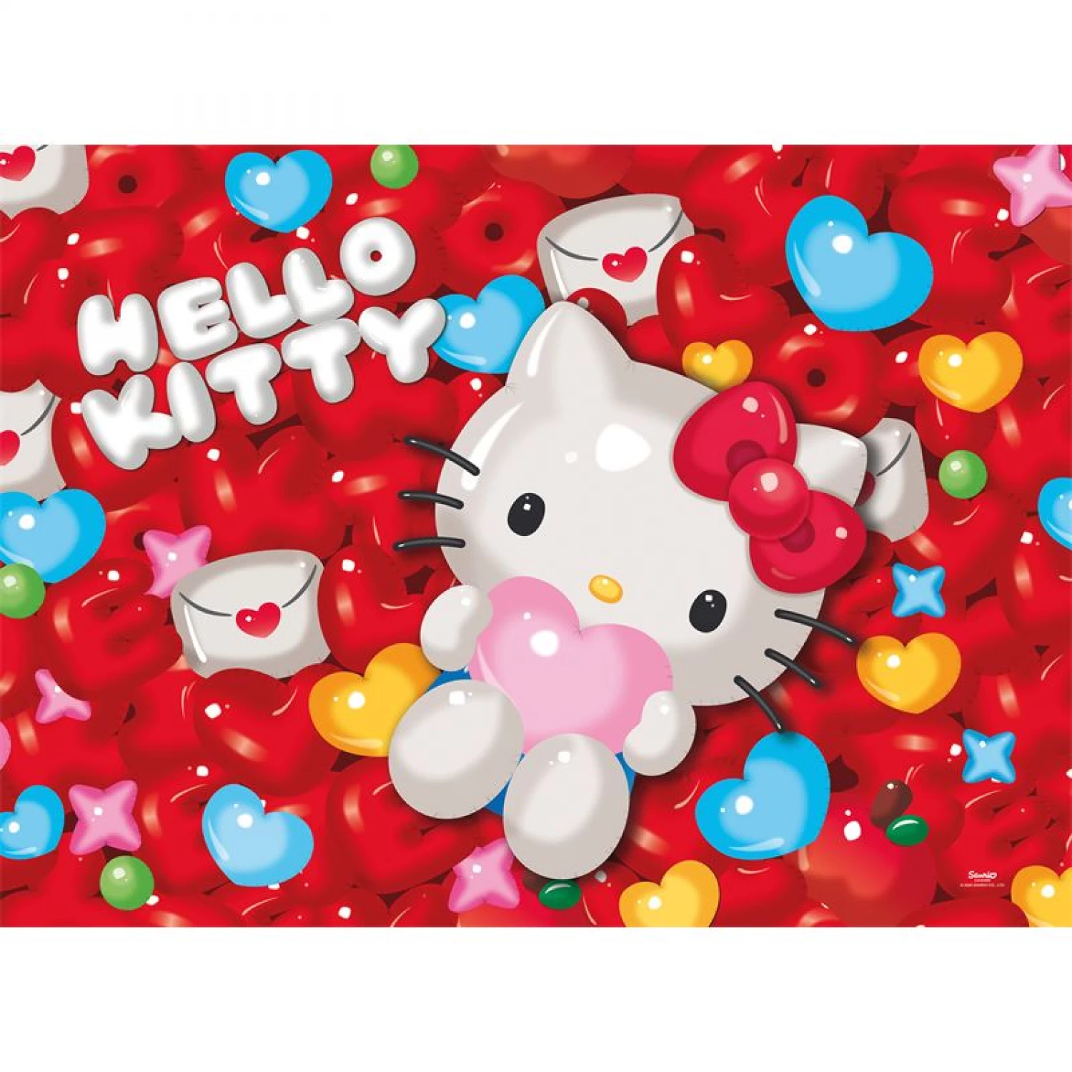 SLAGALICA 1000PCS + POSTER HELLO KITTY LISCIANI