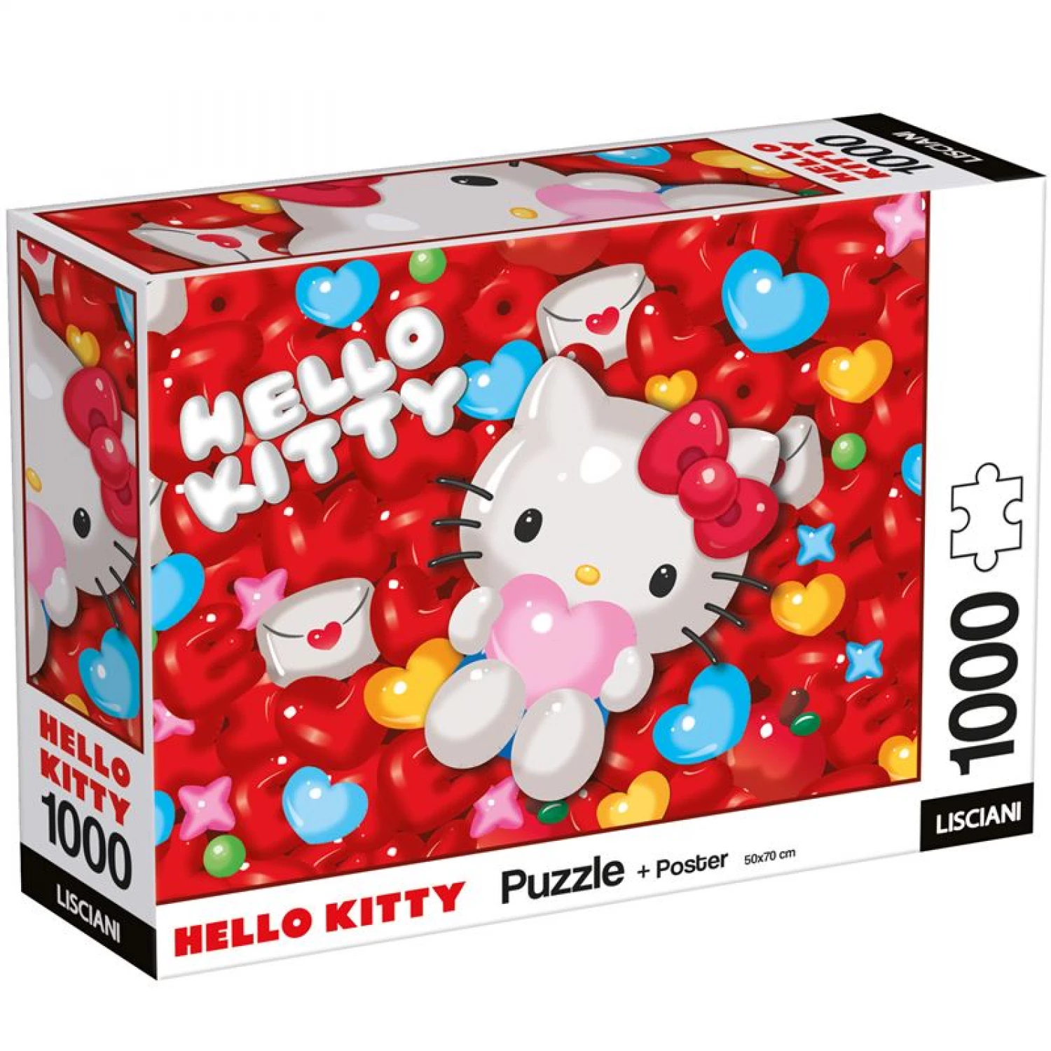 SLAGALICA 1000PCS + POSTER HELLO KITTY LISCIANI