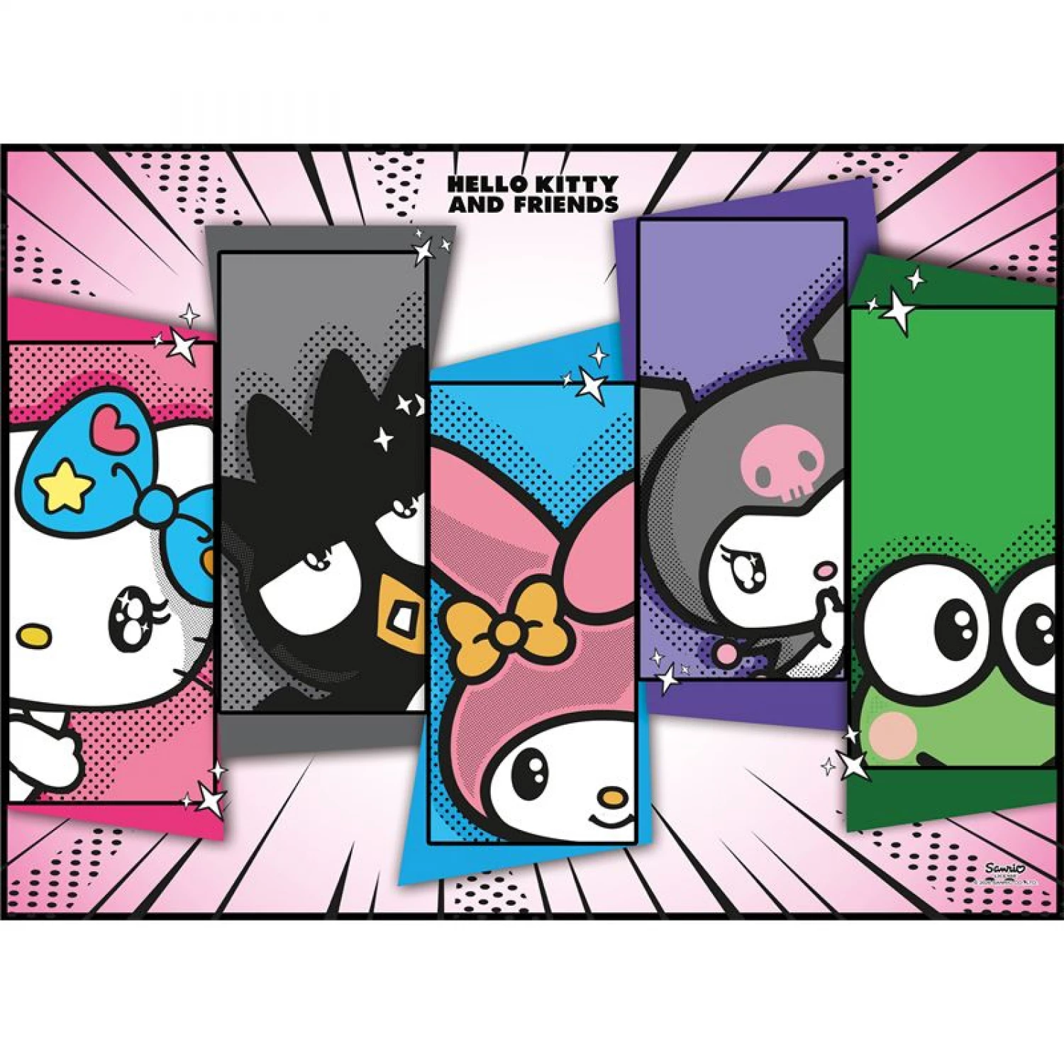 SLAGALICA 1000PCS + POSTER HELLO KITTY FRINEDS LISCIANI