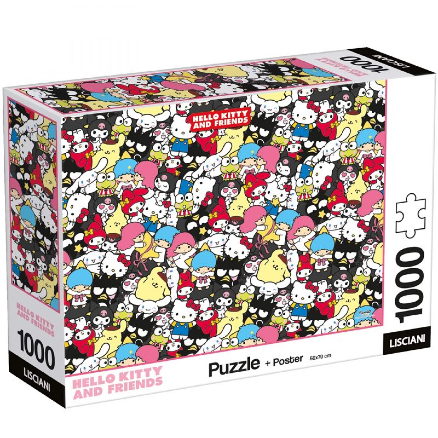 SLAGALICA 1000PCS + POSTER HELLO KITTY FRINEDS LISCIANI