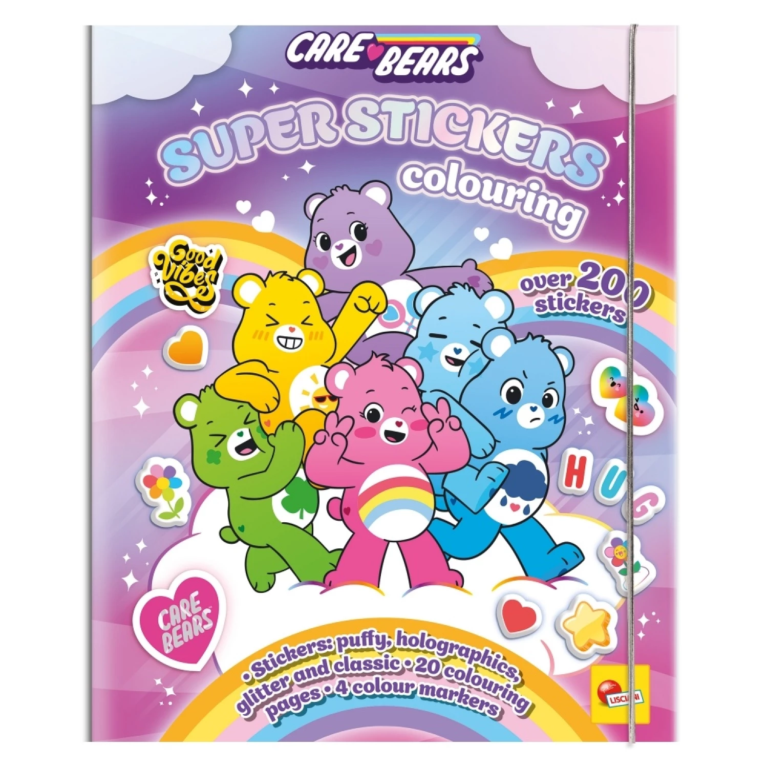 CARE BEARS KREATIVNI SET BOJANKA SA FLOMASTERIMA I STIKERIMA LISCIANI