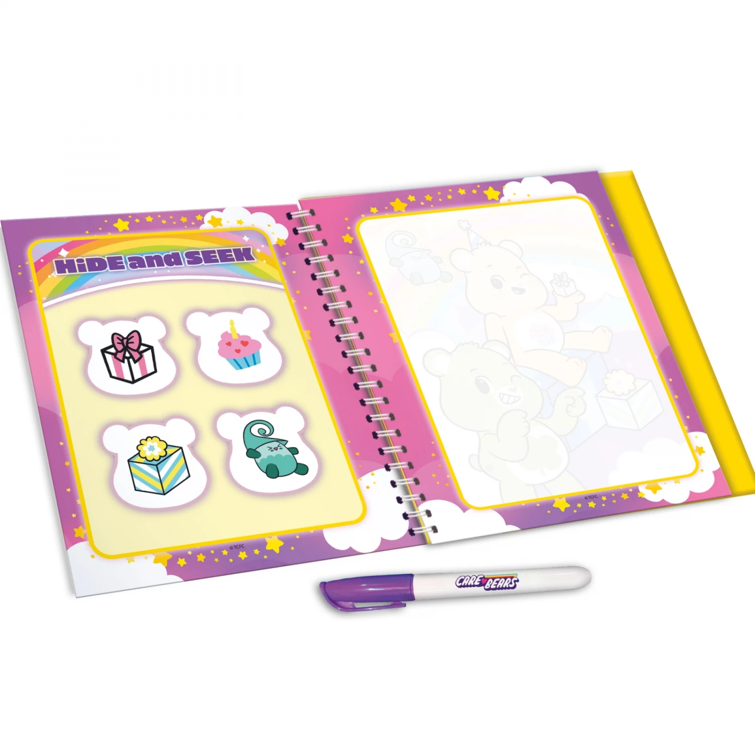 CARE BEARS KNJIGA ZA SLIKANJE VODOM LISCIANI