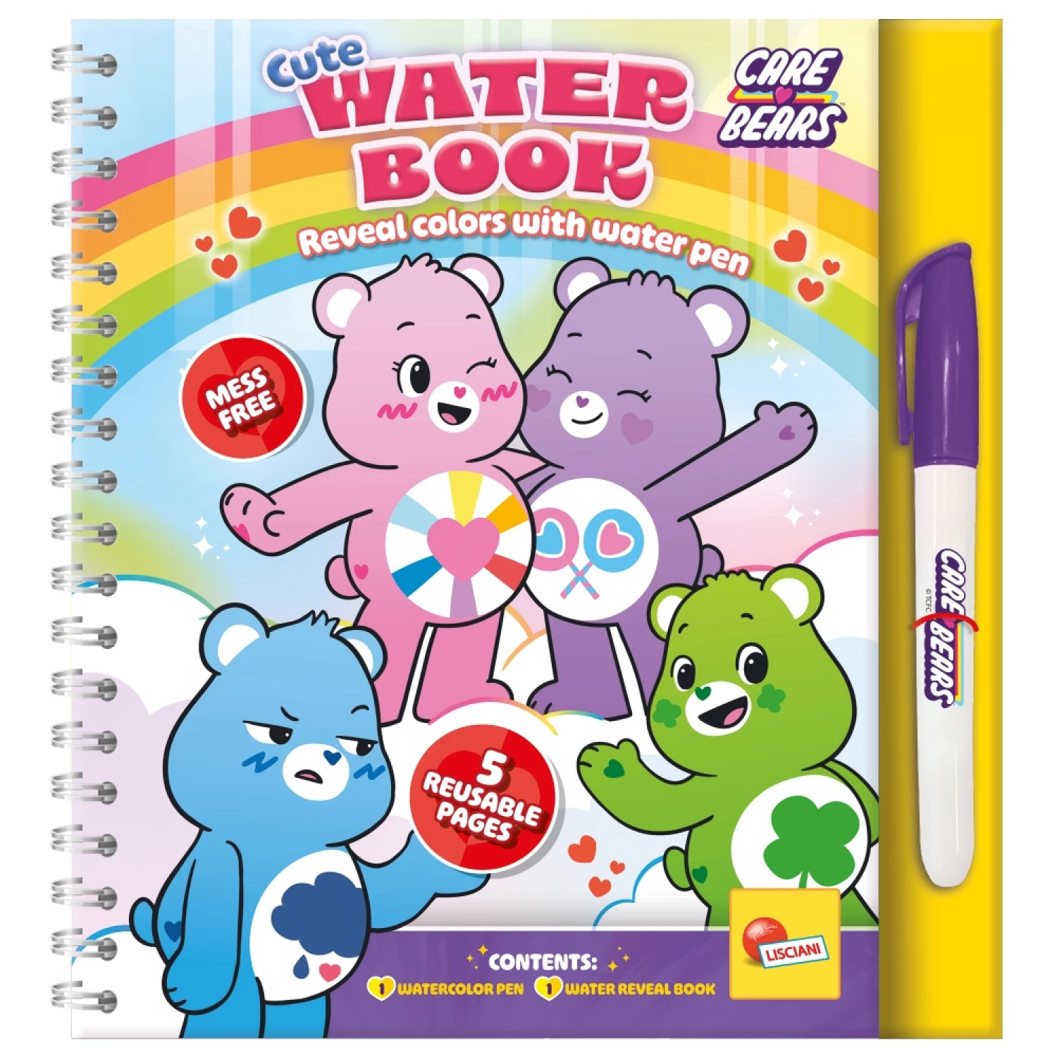 CARE BEARS KNJIGA ZA SLIKANJE VODOM LISCIANI