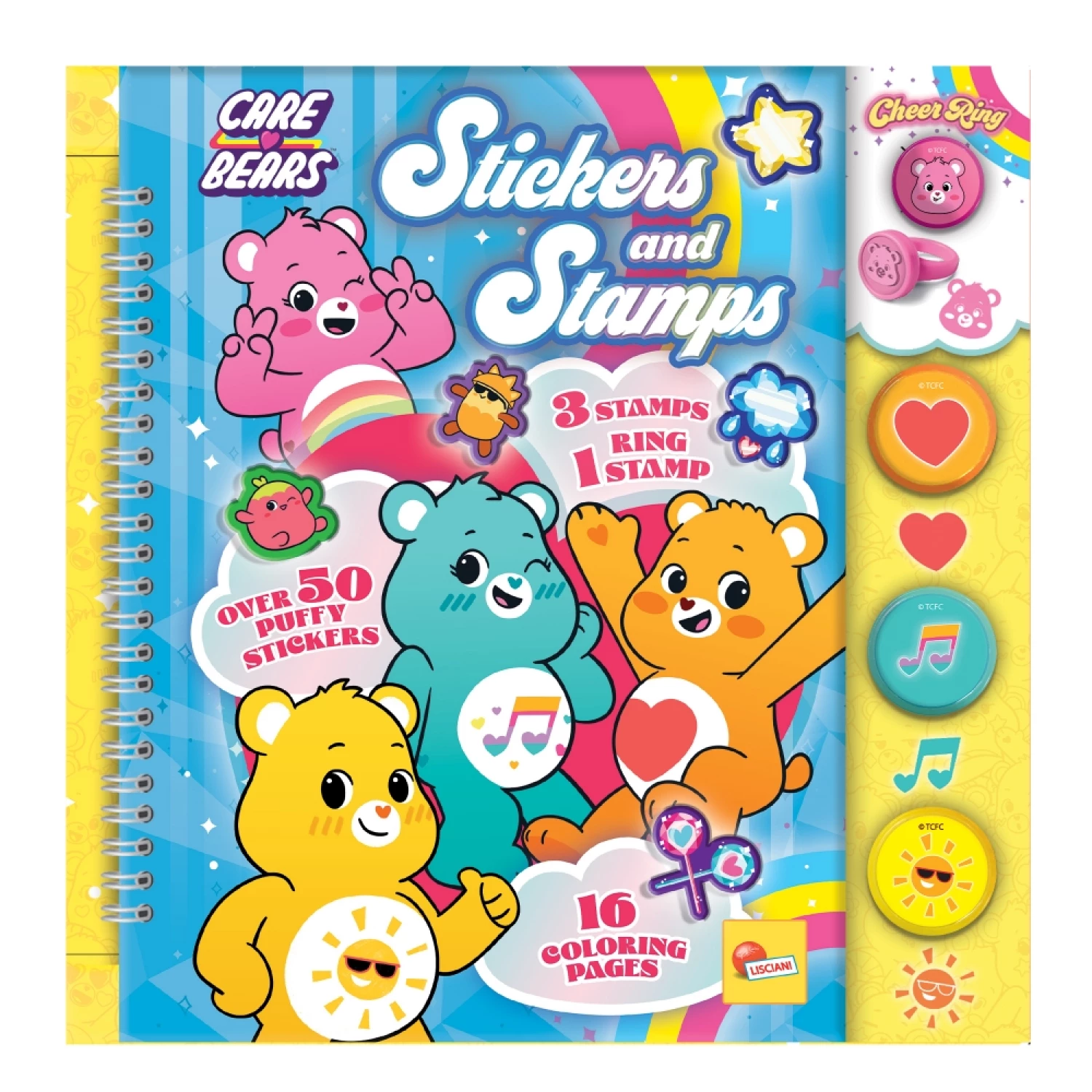 CARE BEARS KREATIVNA KNJIGA SA STIKERIMA I PEČATIMA LISCIANI