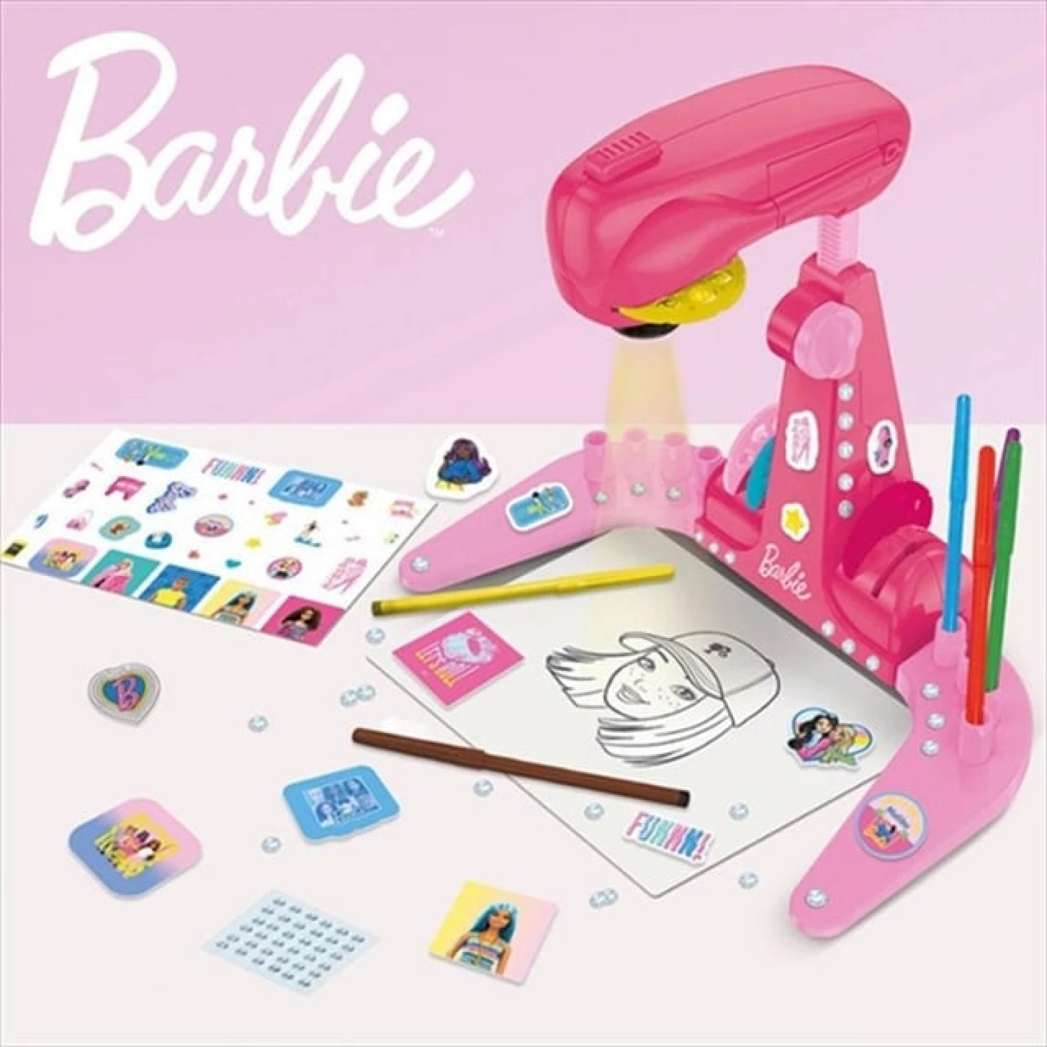 BARBIE SET PROJEKTOR ŠKOLA ZA CRTANJE LISCIANI