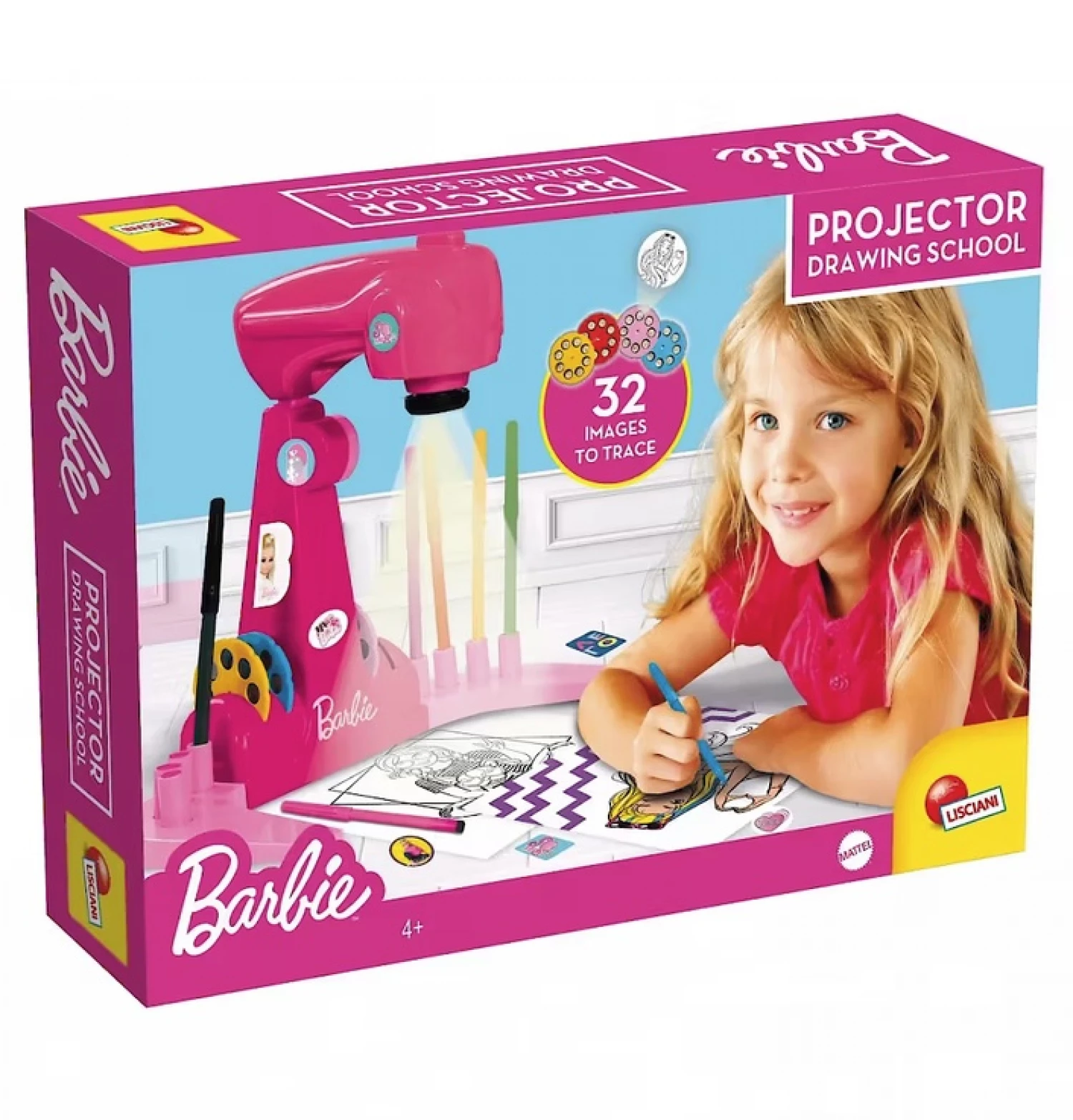 BARBIE SET PROJEKTOR ŠKOLA ZA CRTANJE LISCIANI