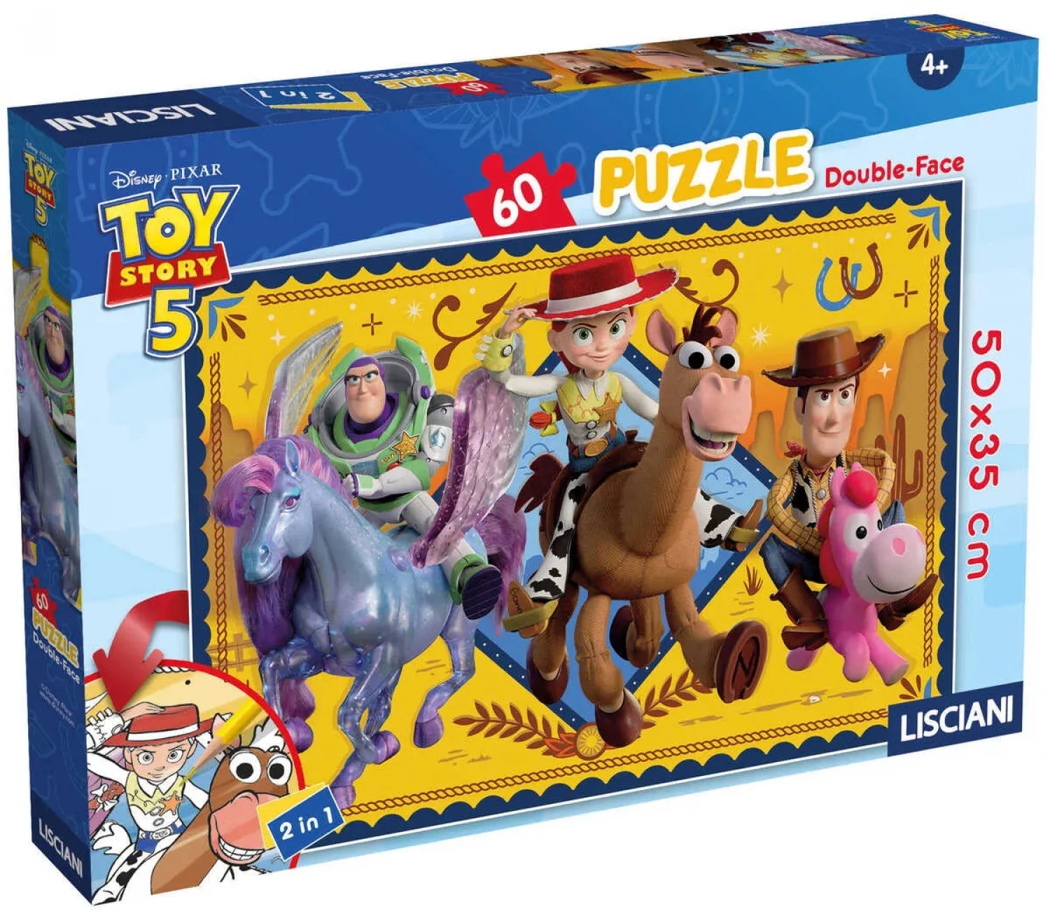 SLAGALICA 2U1 60PCS TOY STORY LISCIANI