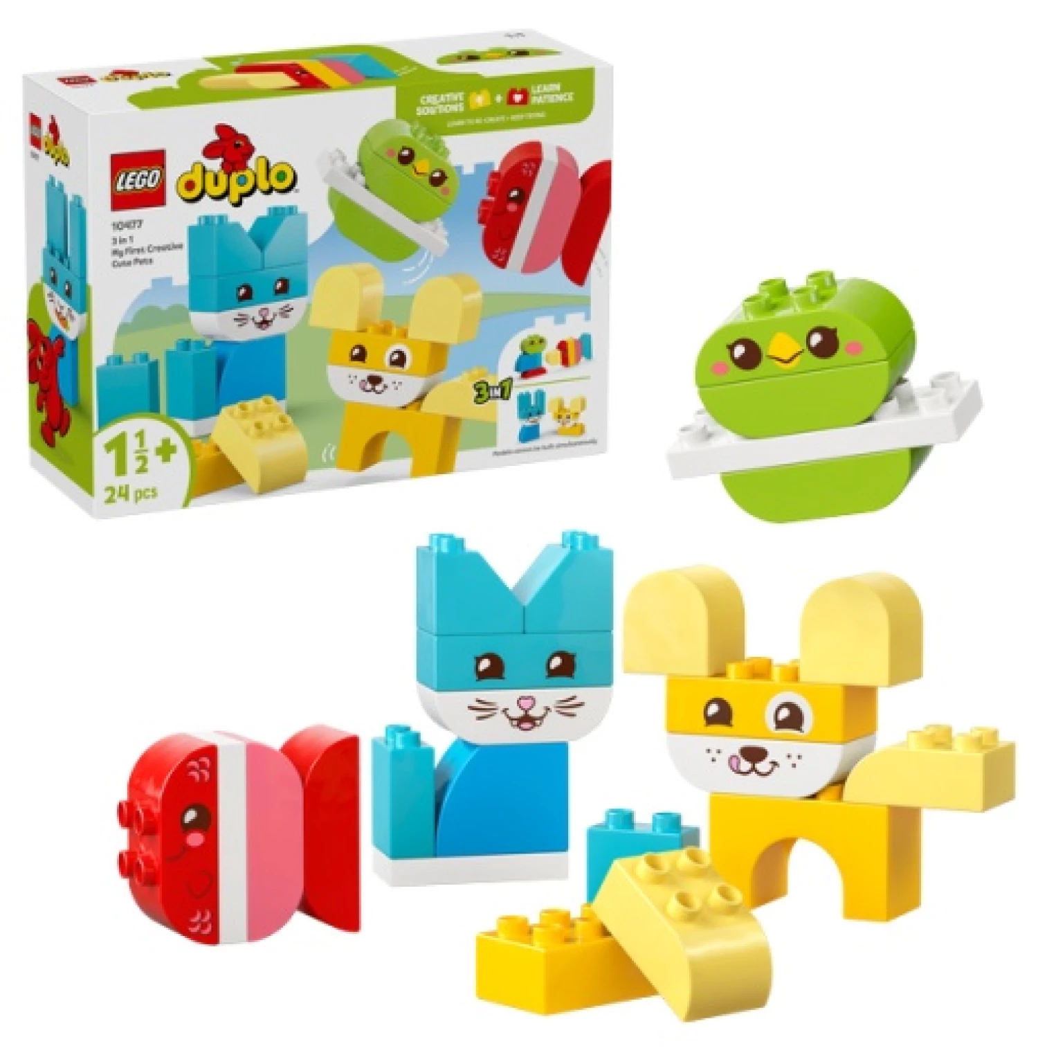 LEGO DUPLO 3 IN 1 CREATIVE CUTE PETS