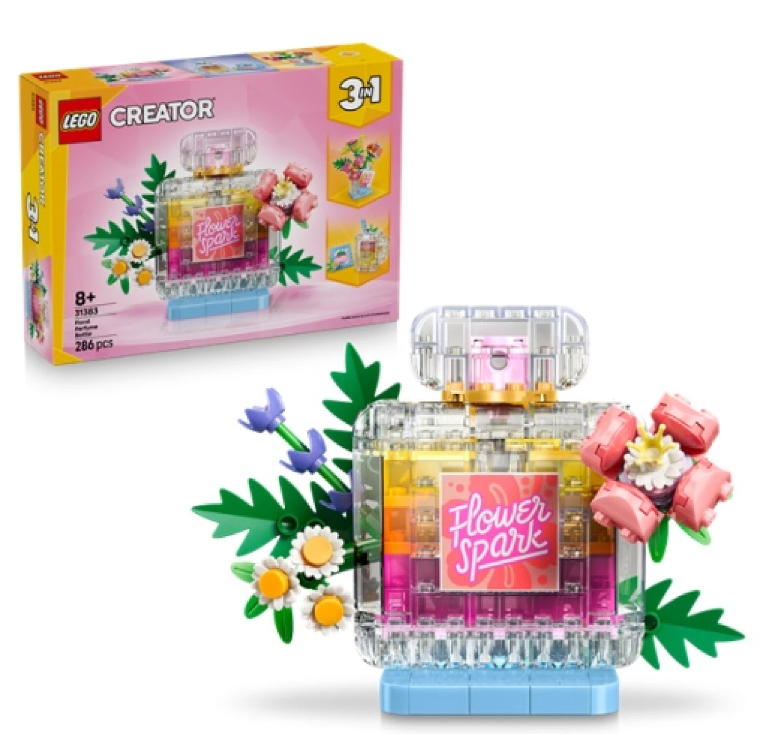 LEGO CREATOR FLORAL DECOR PERFUME BOTTLE