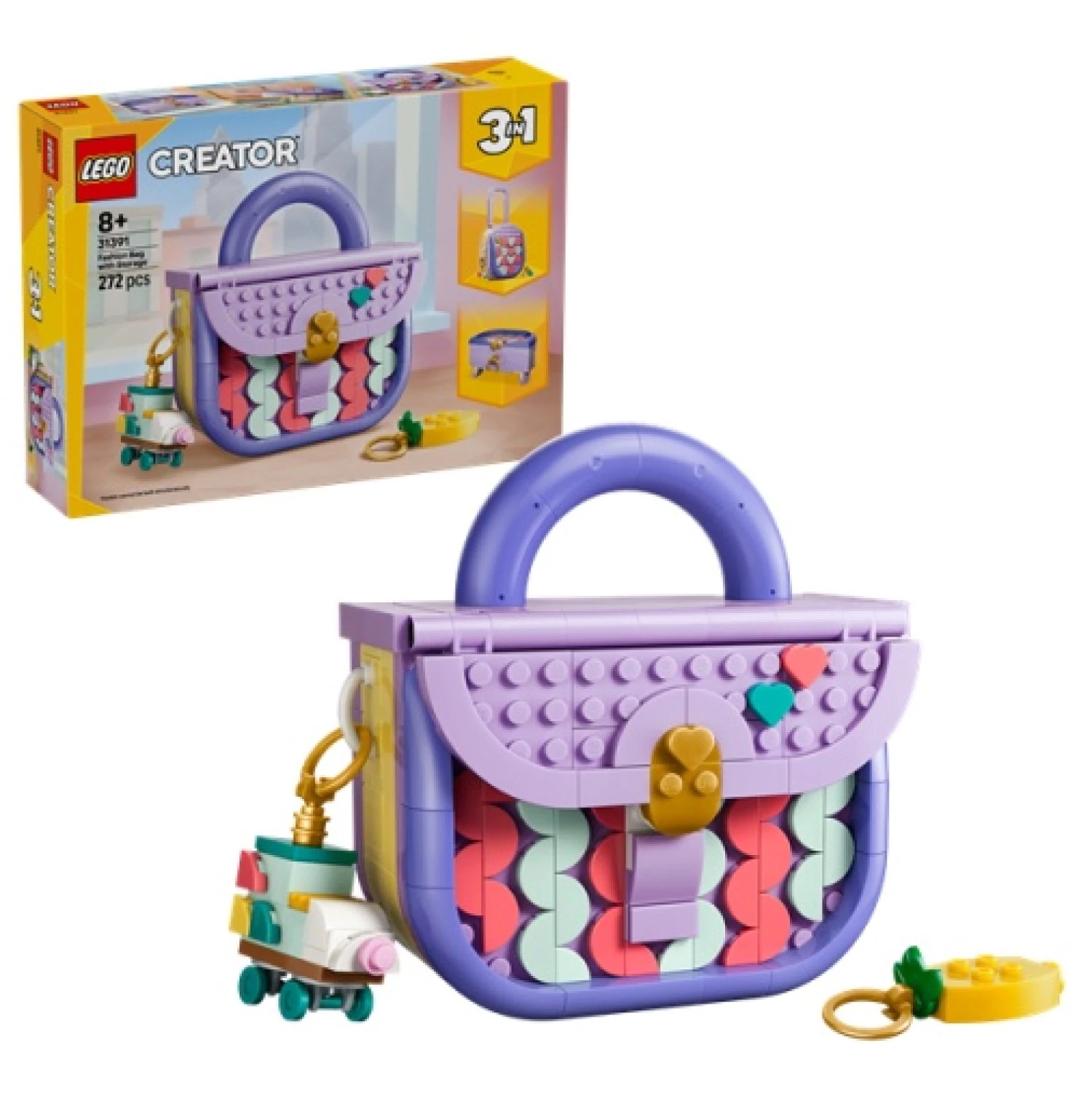 LEGO CREATOR ART FASHION BAG WITH STORAGE