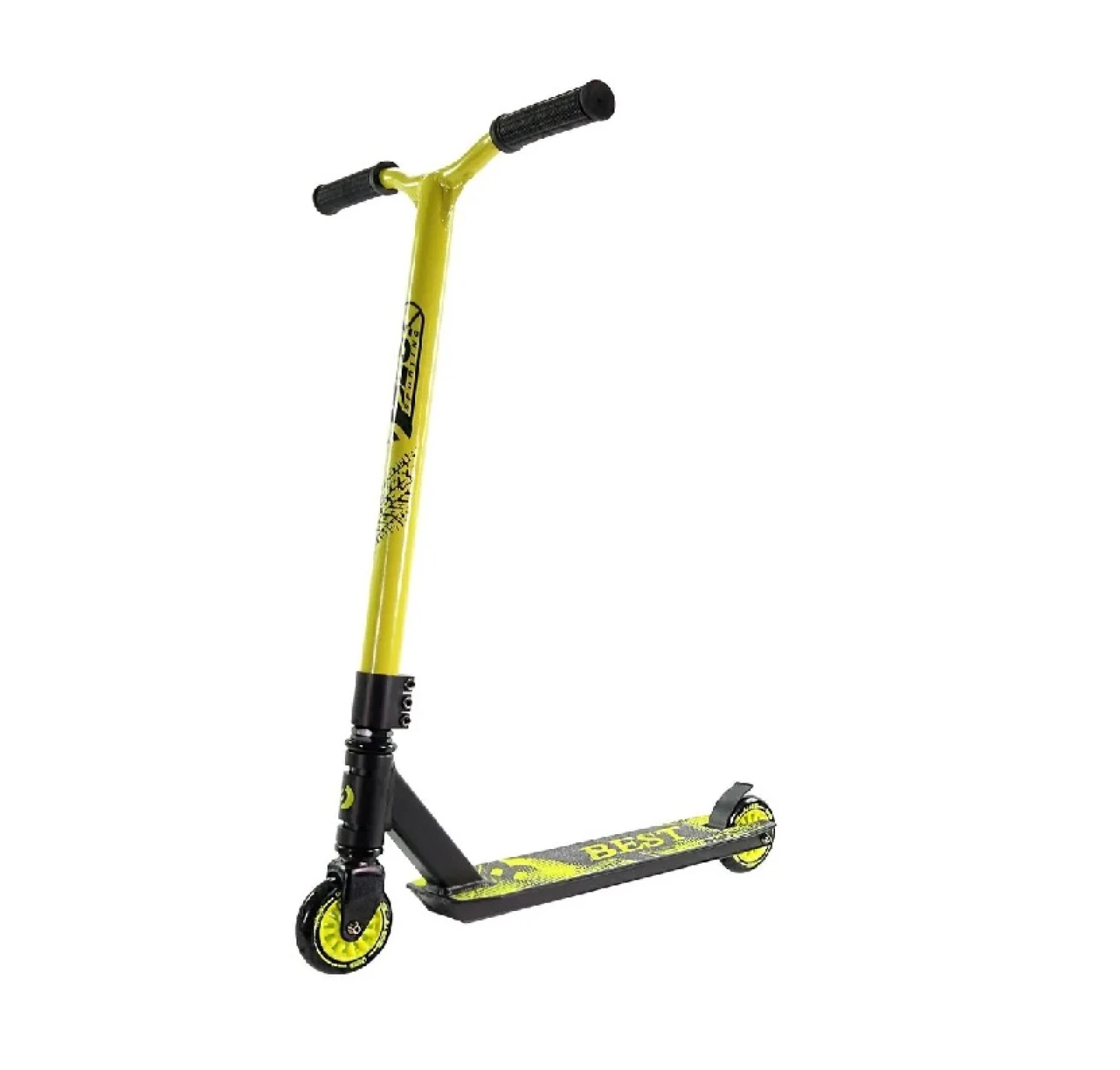 TROTINET STUNT ŽUTO CRNI BEST SPORTING