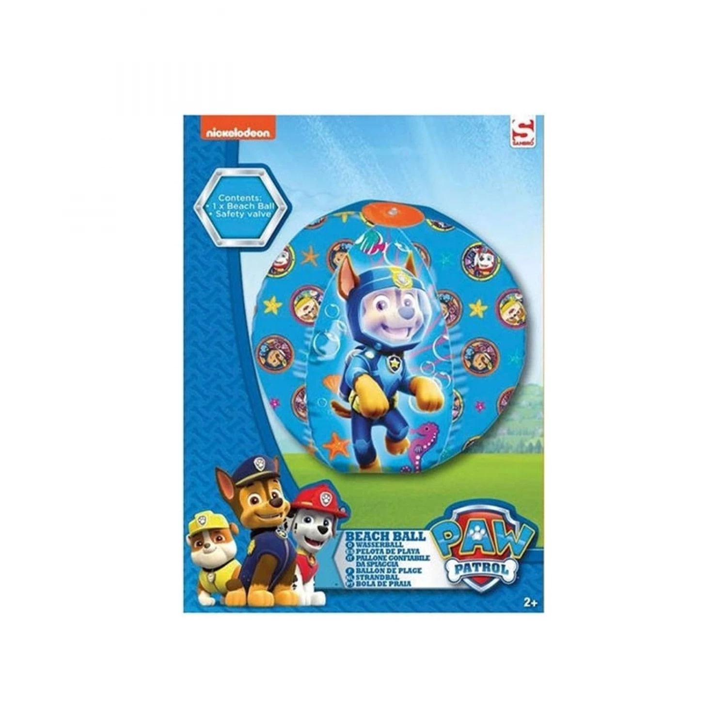 PAW PATROL LOPTA ZA PLAZU BOYS