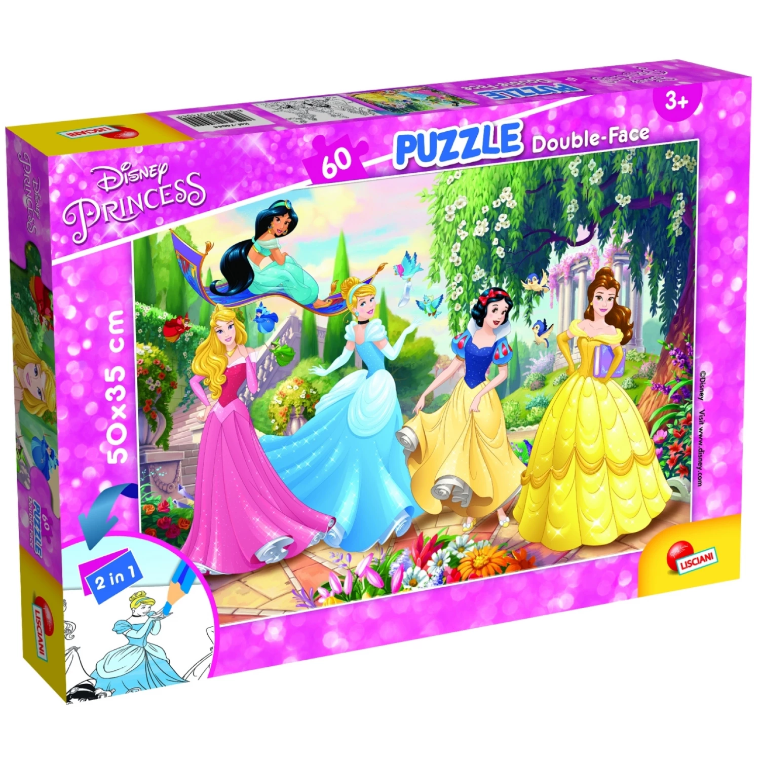 PUZZLE SLAGALICE 60 DELOVA PRINCESS LISCIANI