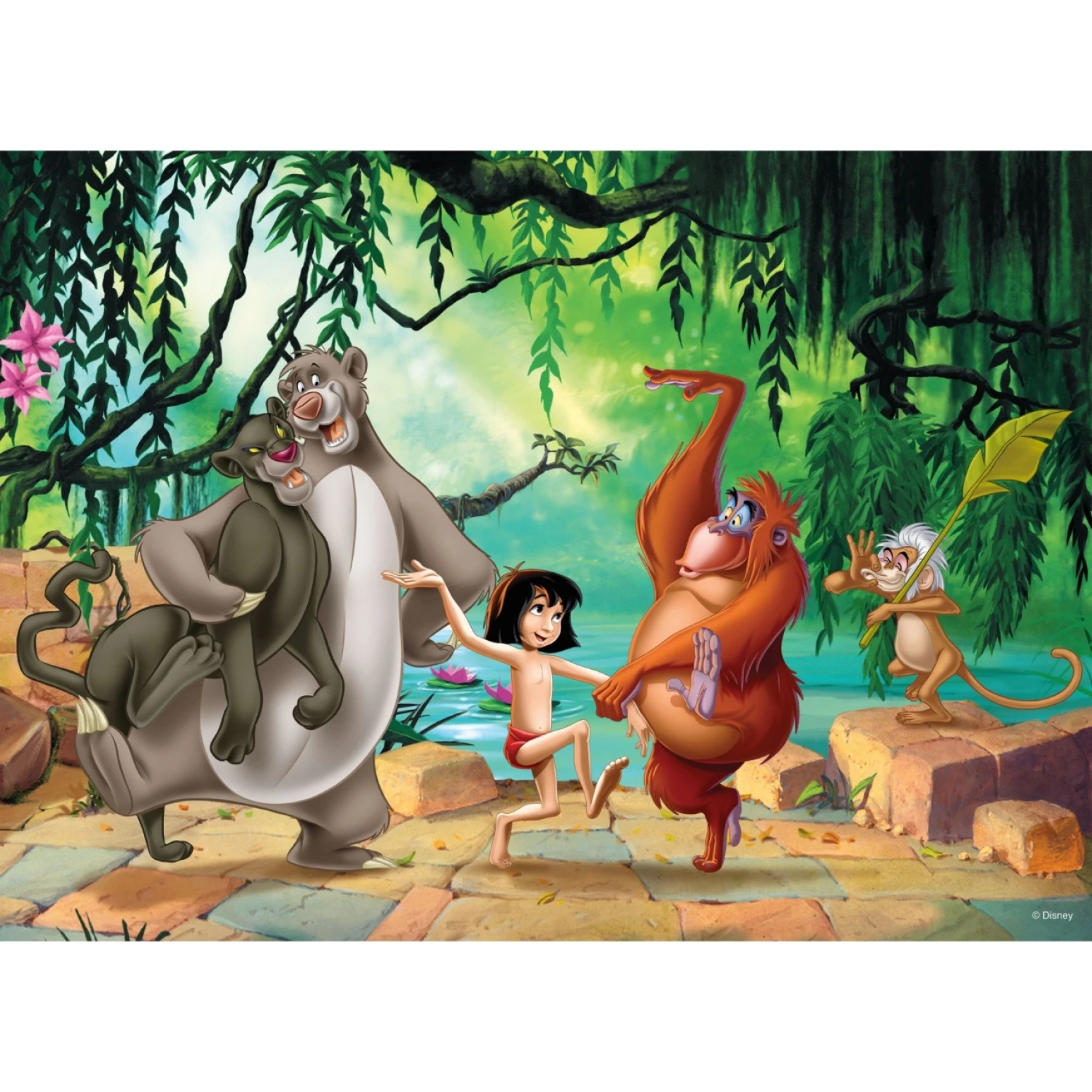 PUZZLE SLAGALICE 35 DELOVA MAXI JUNGLE BOOK LISCIANI