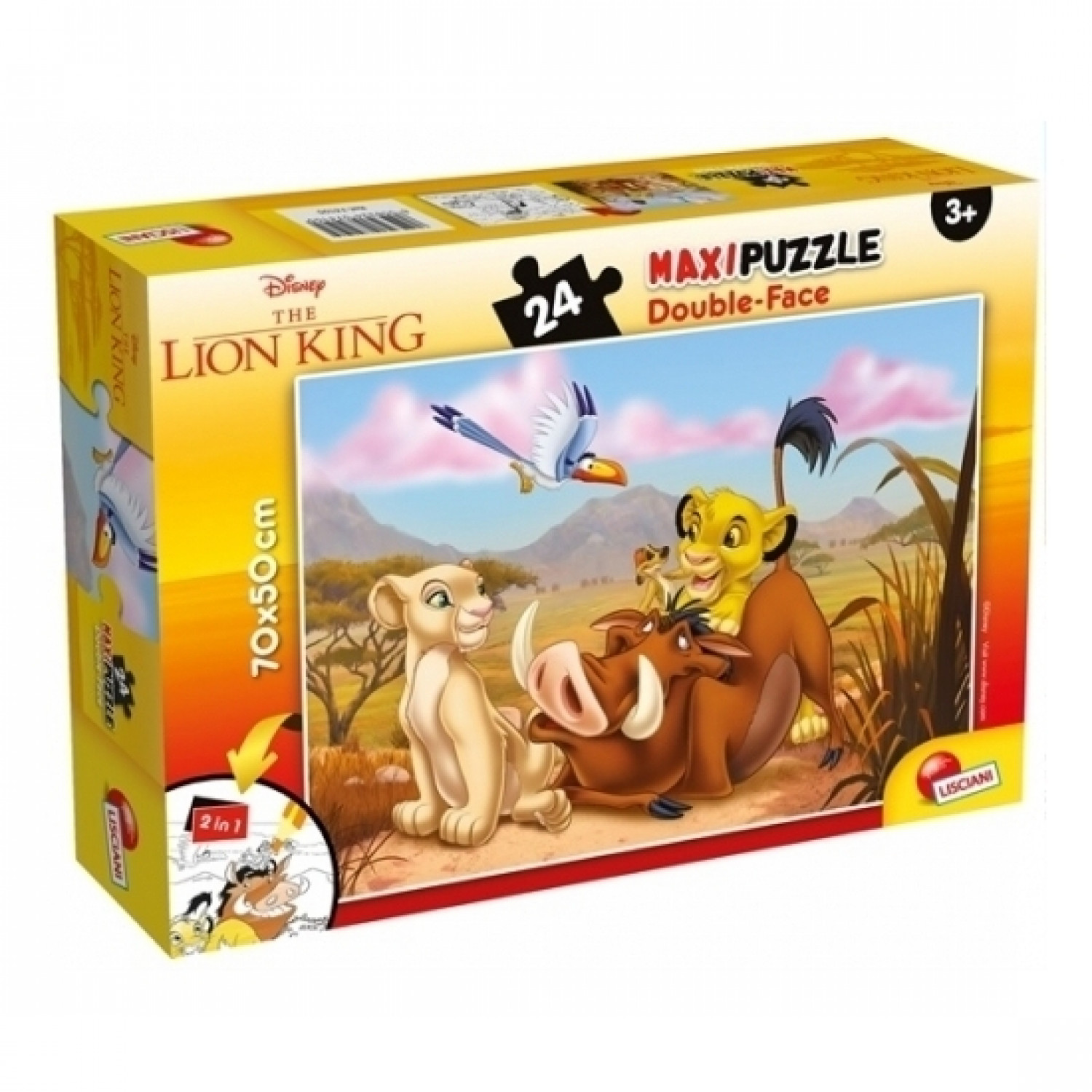 PUZZLE SLAGALICE LISCIANI 24PCS MAXI LION KING LISCIANI - Magična oaza