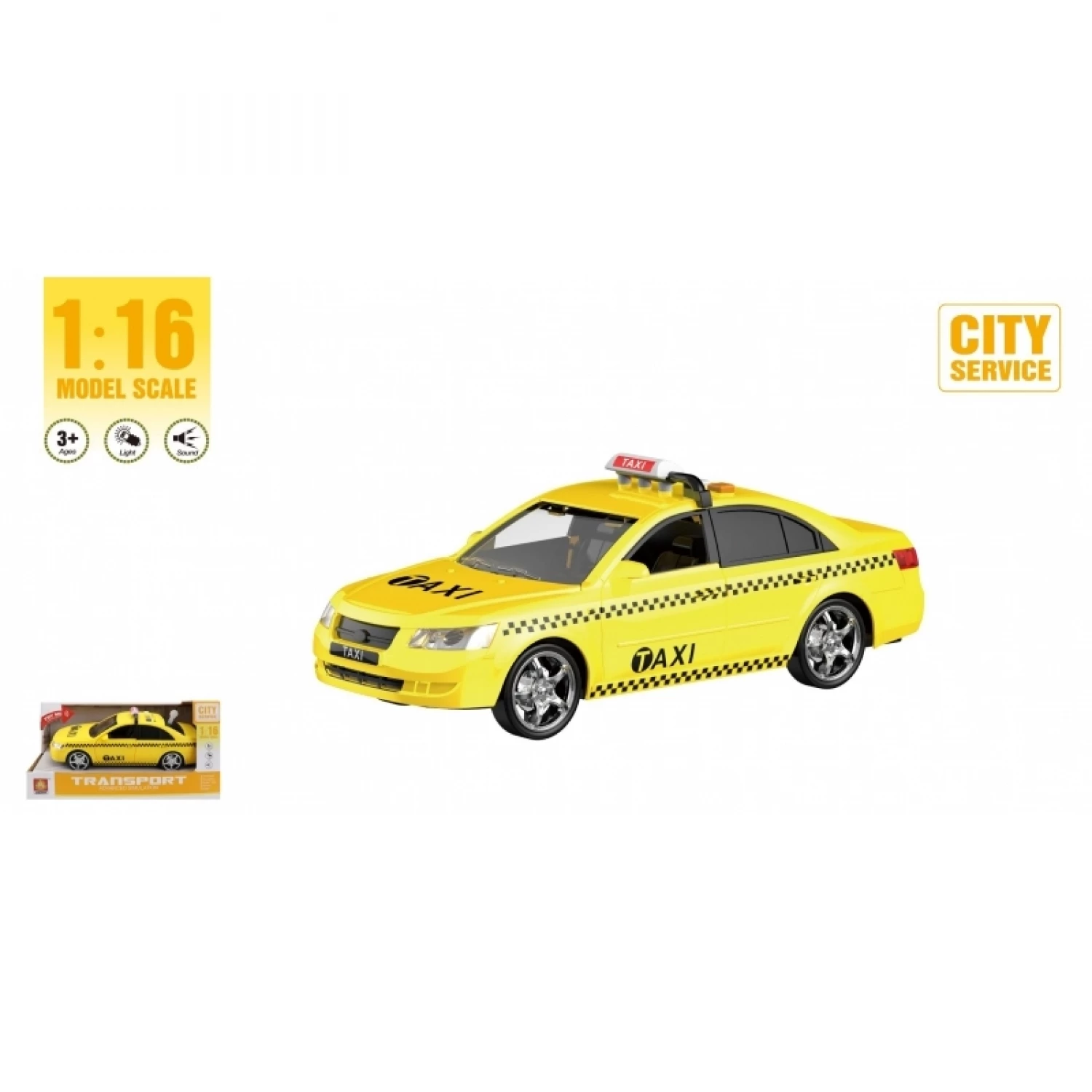 AUTO TAXI SA ZVUKOM I SVETLOM B/O