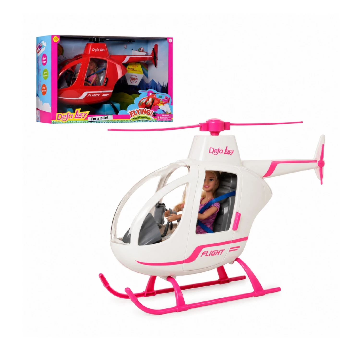 DEFA LUTKA PILOT U HELIKOPTERU