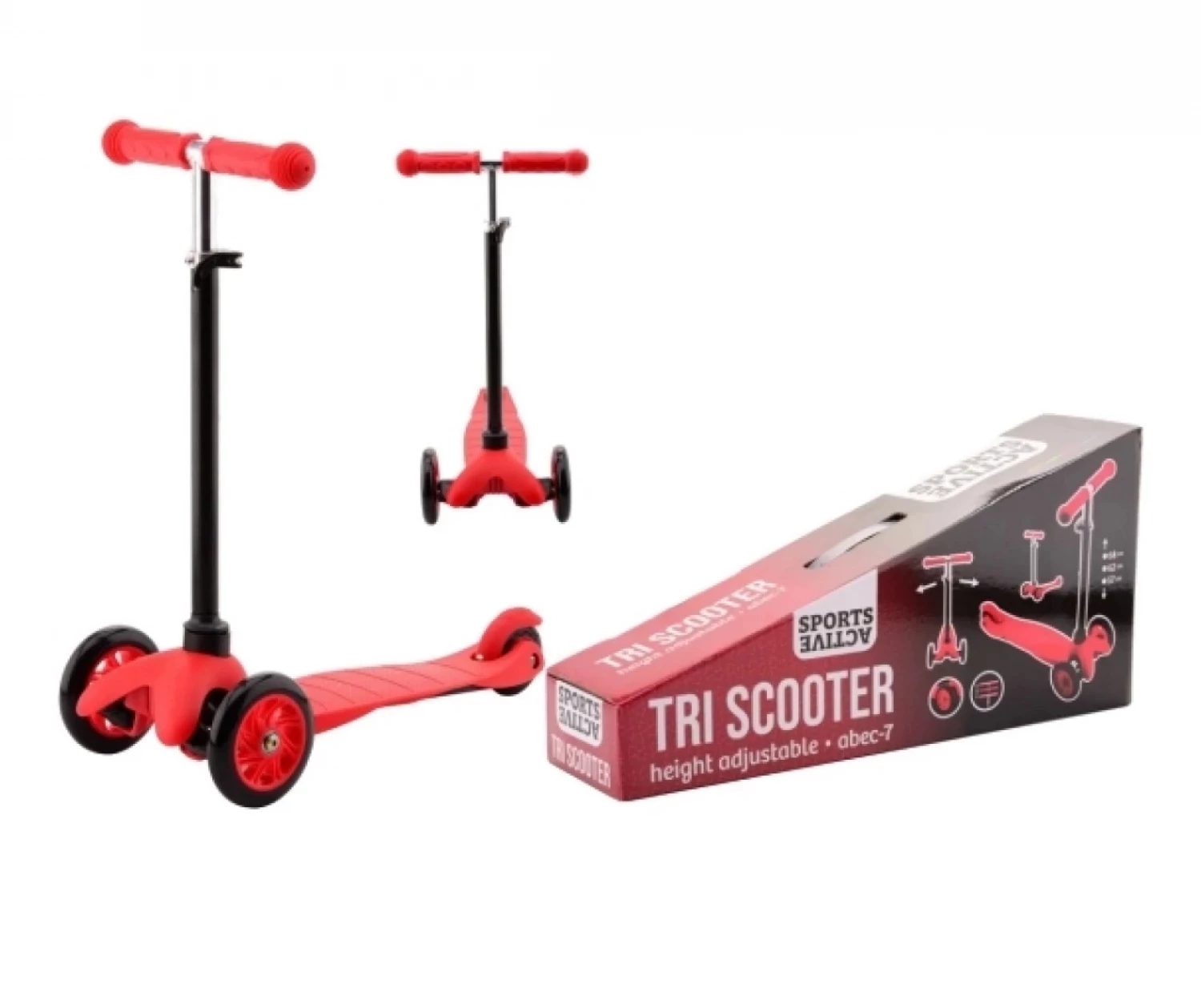 TROTINET ZA DECU SPORTS ACTIVE CRVENI