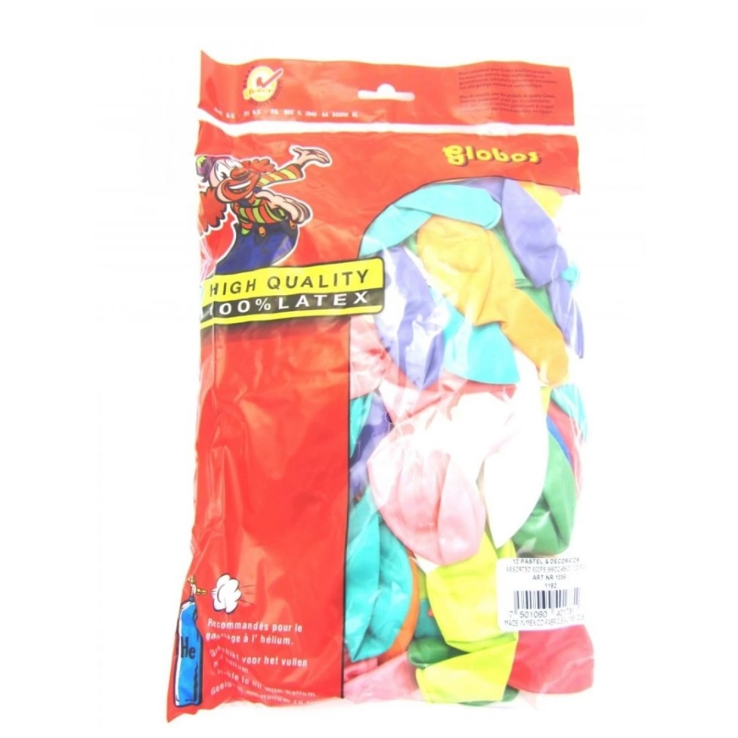 BALONI U BOJAMA SET 100KOM R-25CM