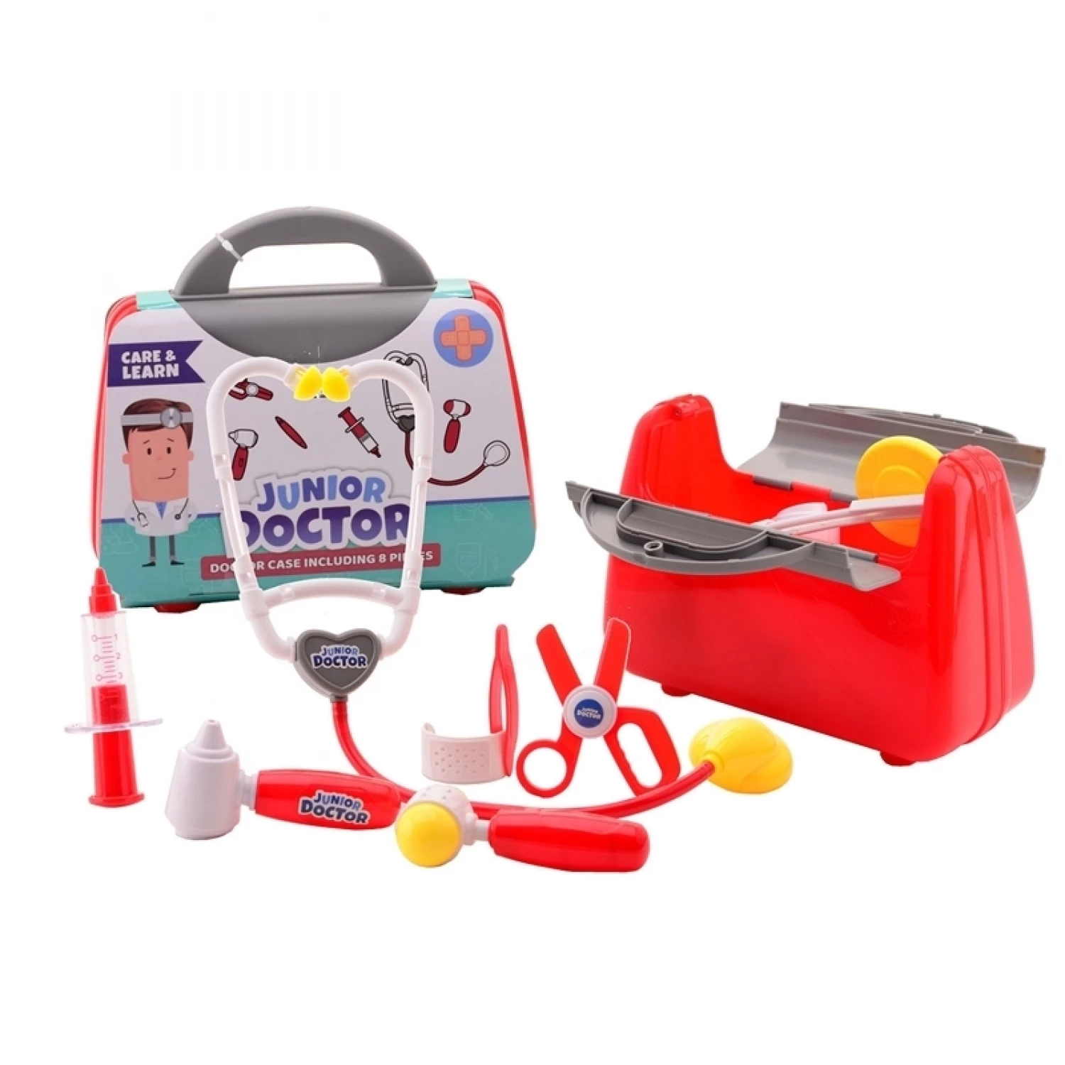 DOKTORSKI SET U KOFERU SA INSTRUMENTIMA 8KOM