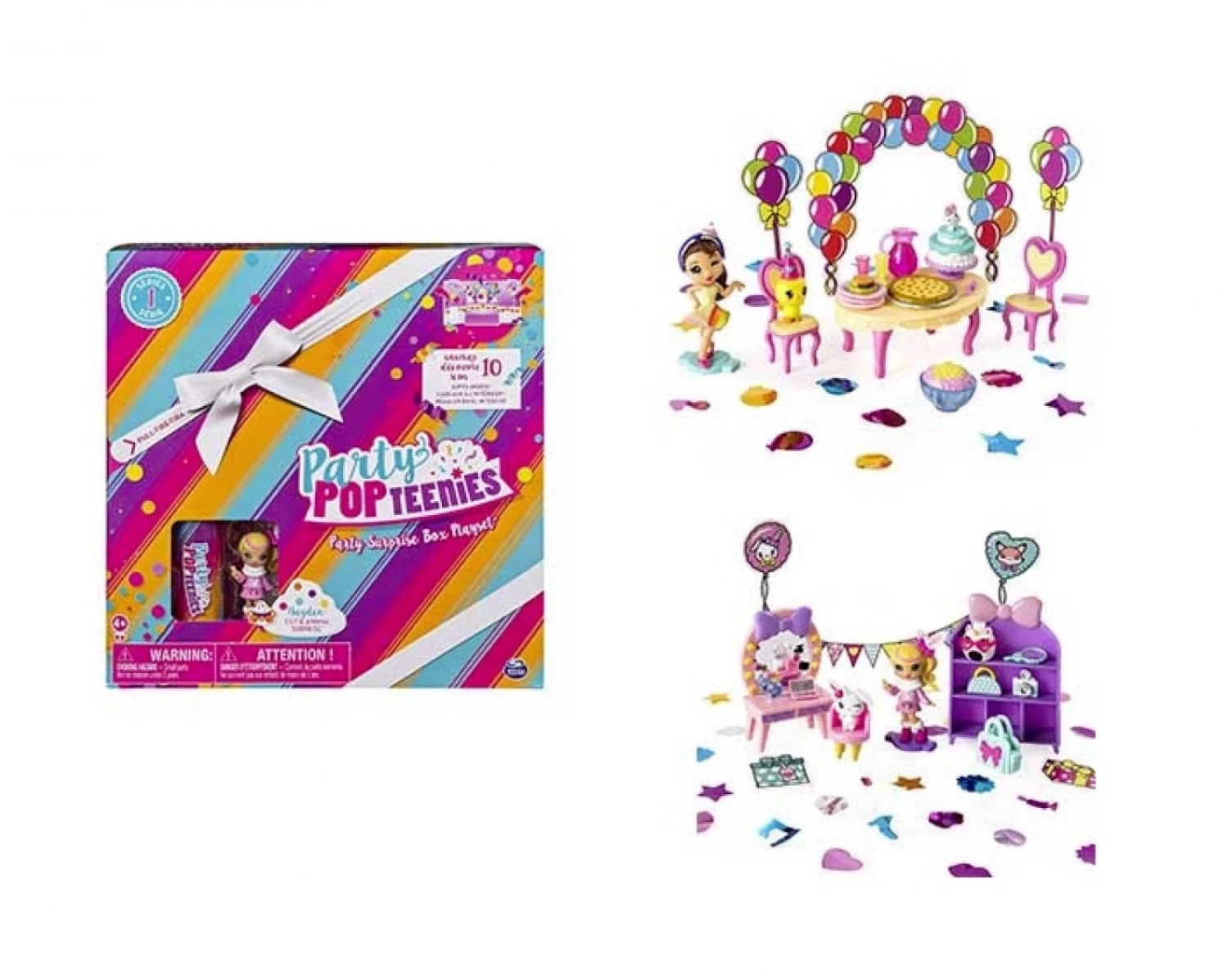 PARTY POPTEENIES PARTY SUPRISE BOX SET ZA IGRU 2 ASS CENA ZA 1 KOM